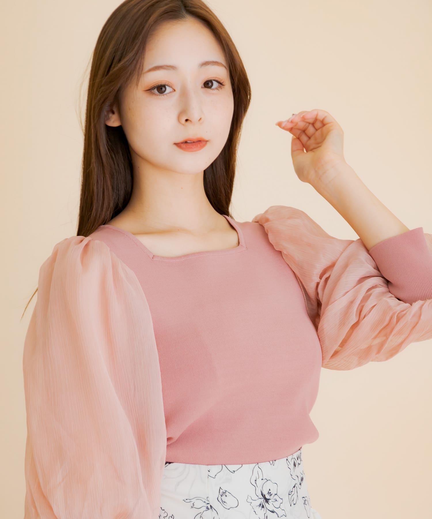 身長：154cm サイズ：one