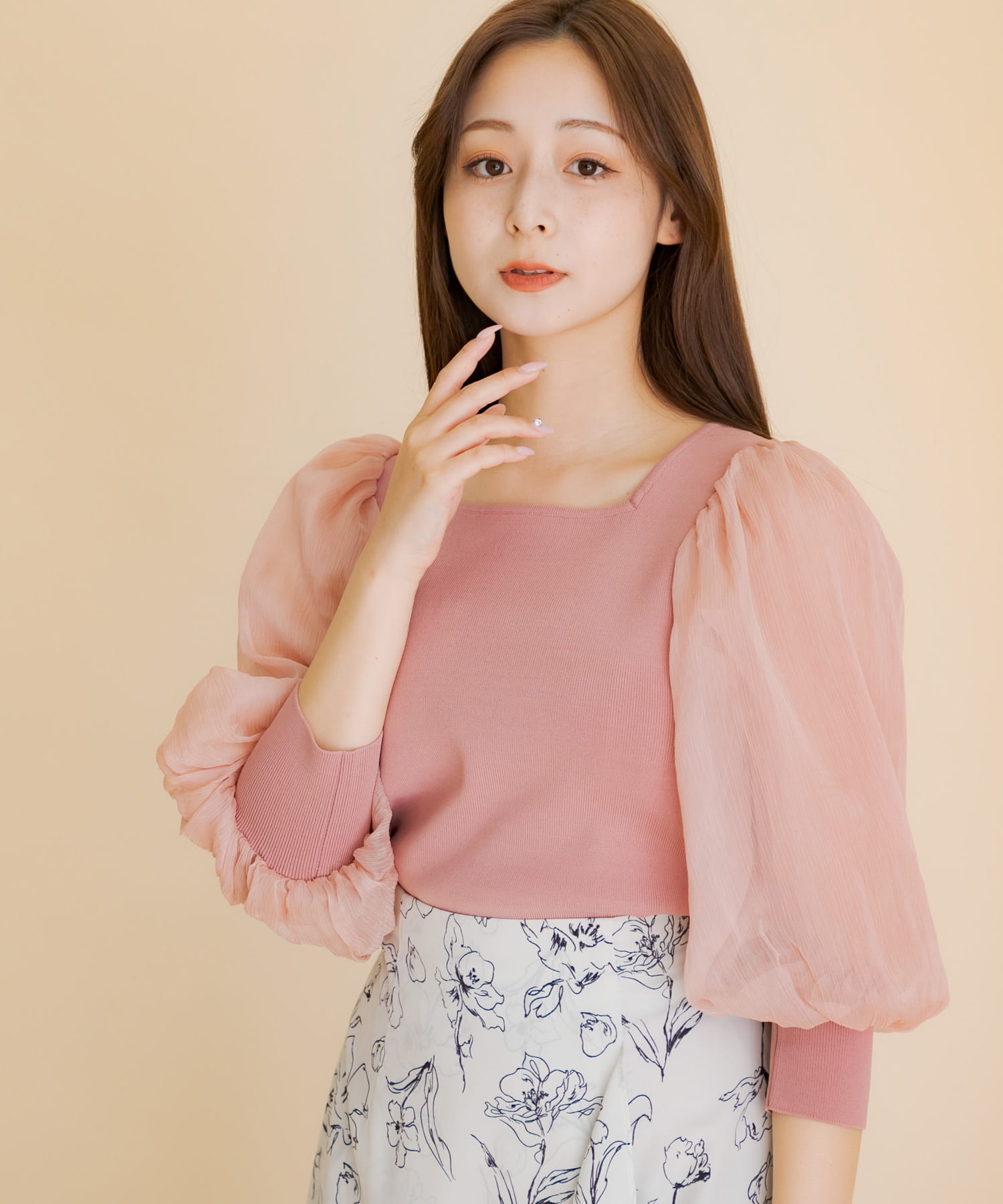 身長：154cm サイズ：one