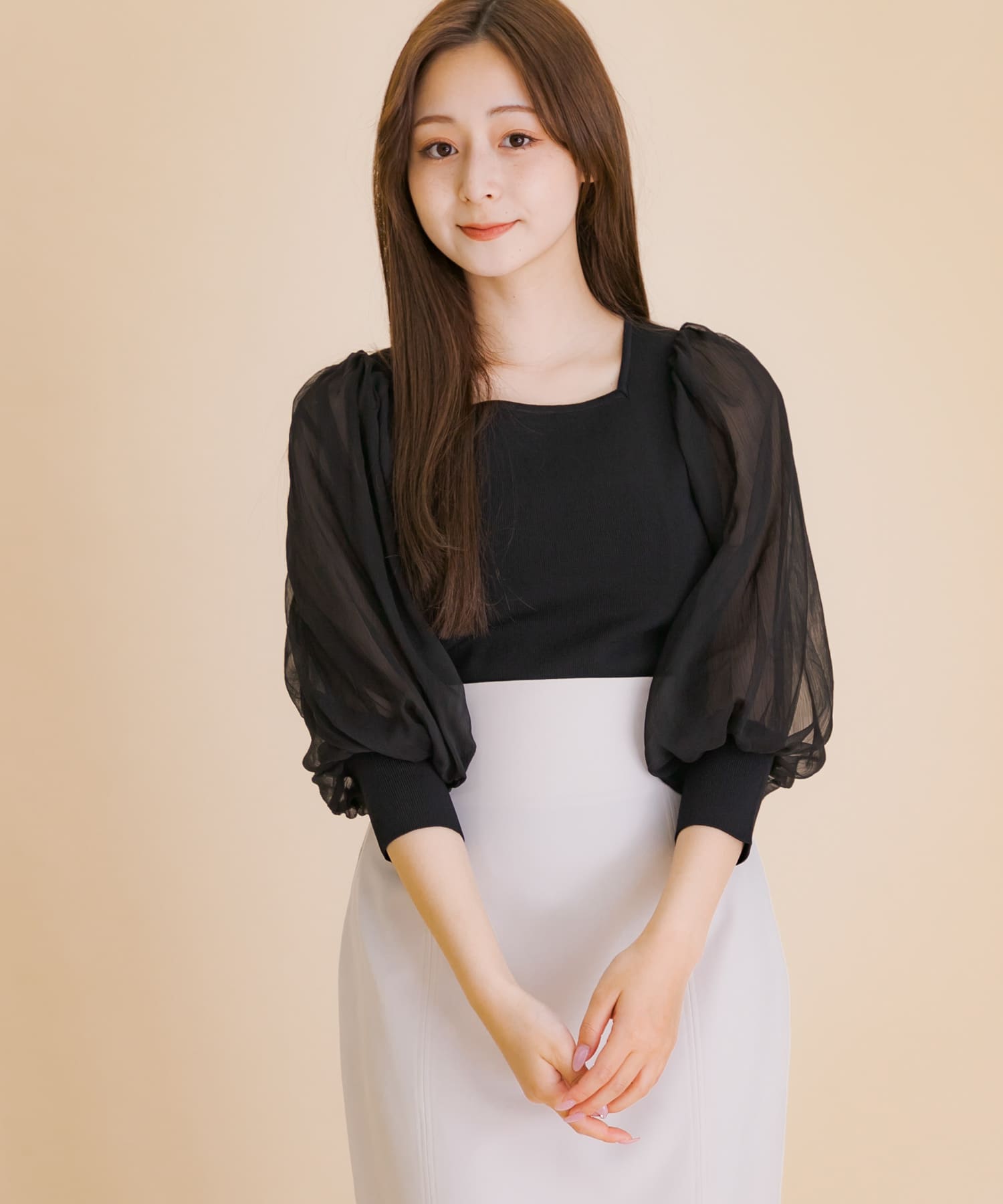 身長：154cm サイズ：one