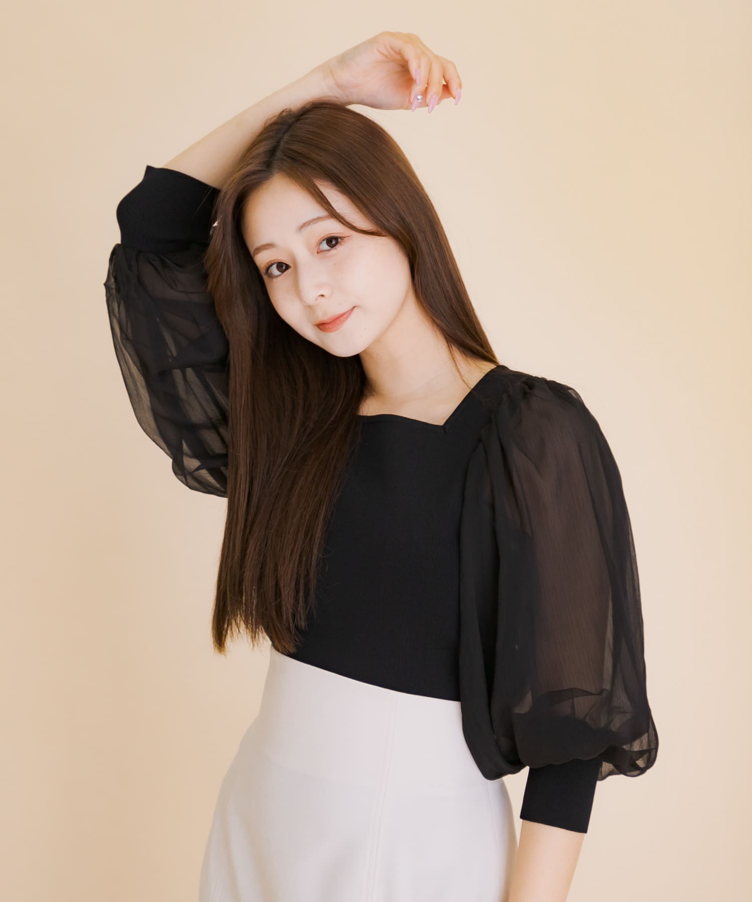 身長：154cm サイズ：one