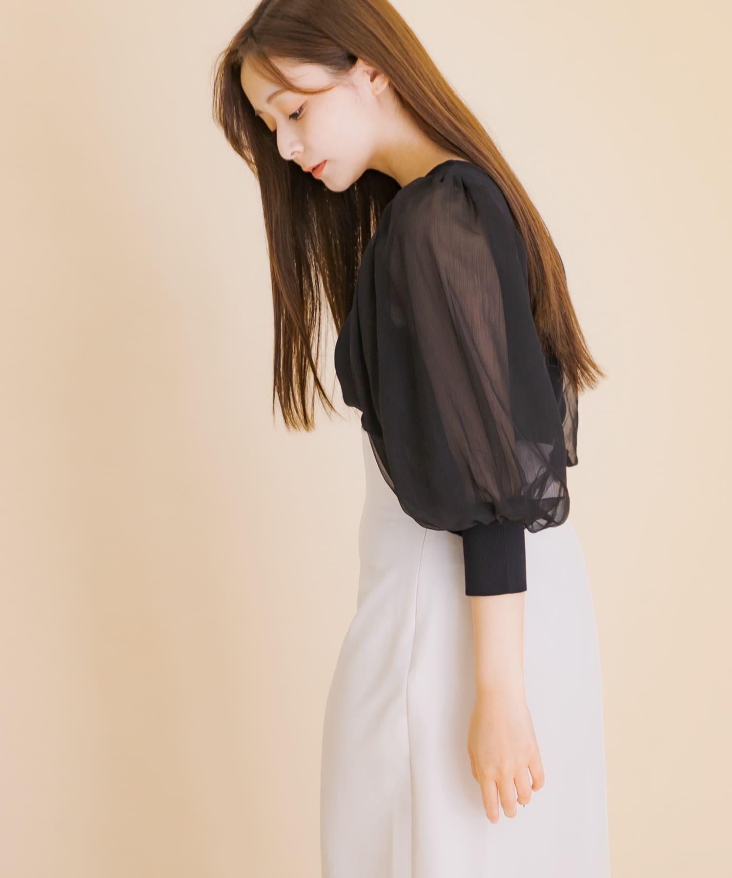 身長：154cm サイズ：one