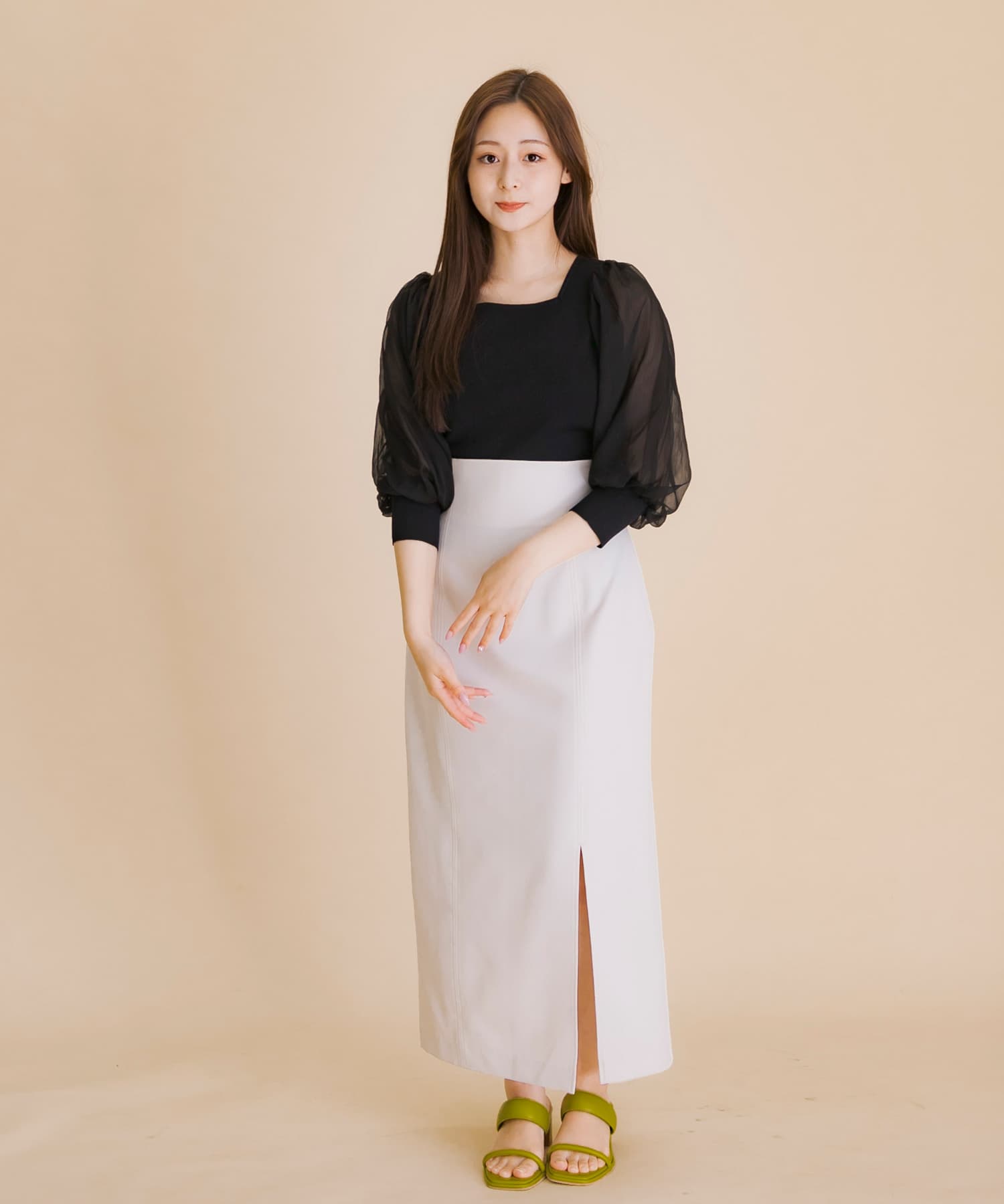 身長：154cm サイズ：one