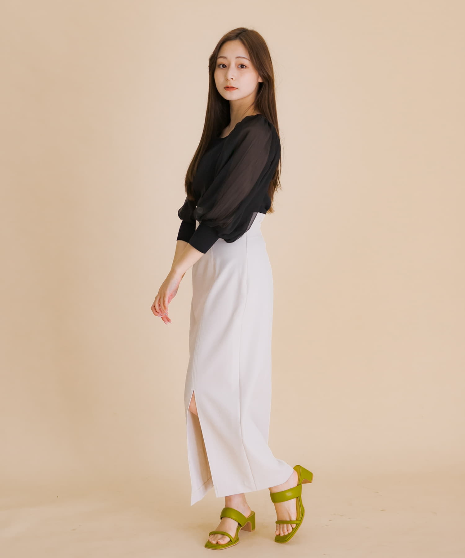 身長：154cm サイズ：one