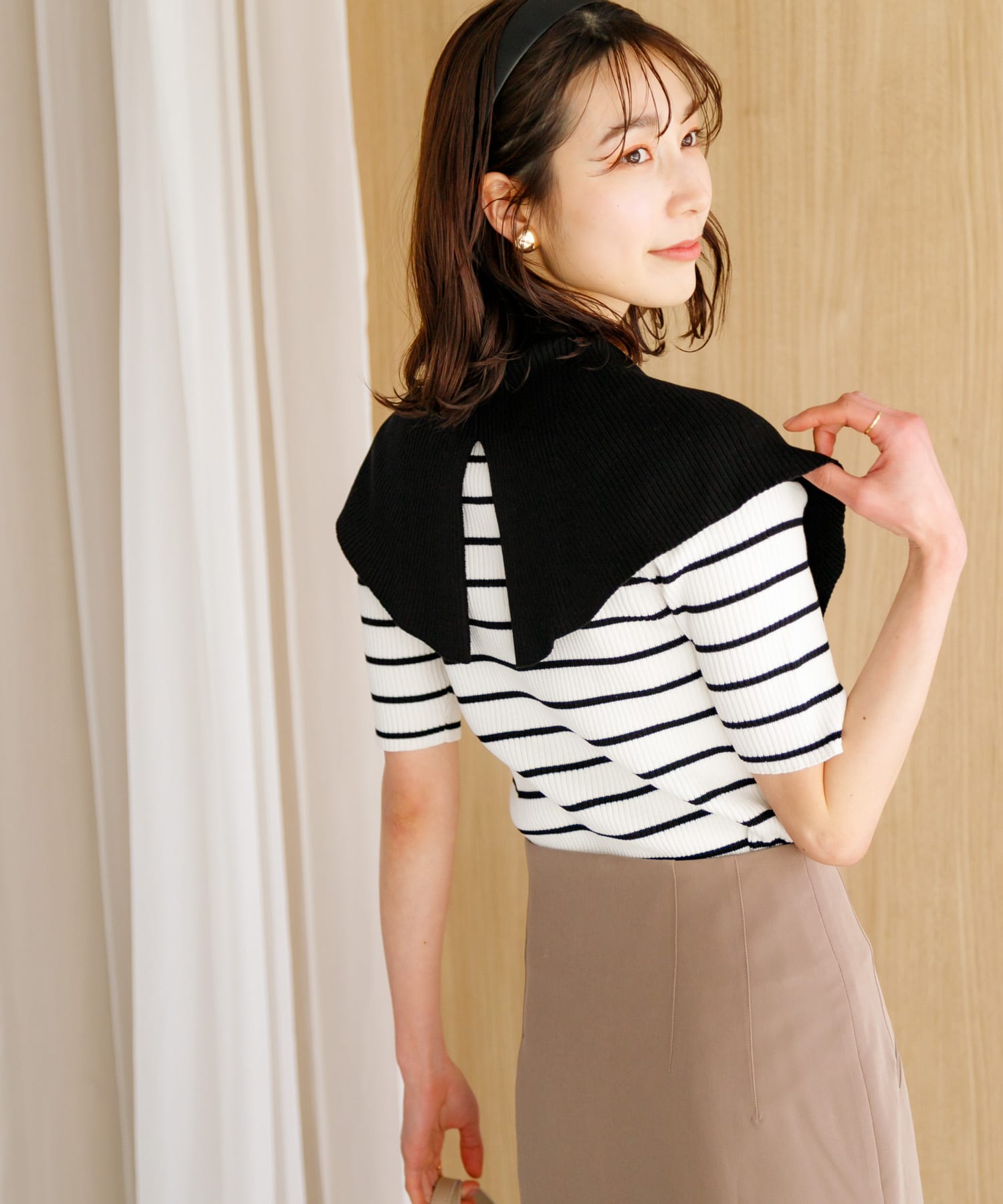 身長：165cm サイズ：one