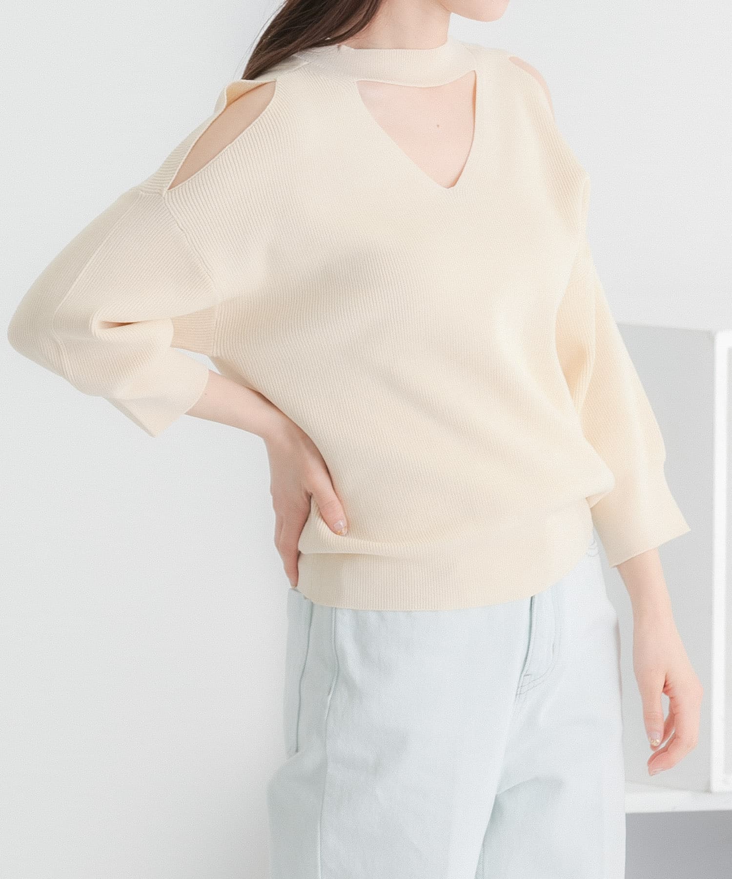 身長：160cm サイズ：one