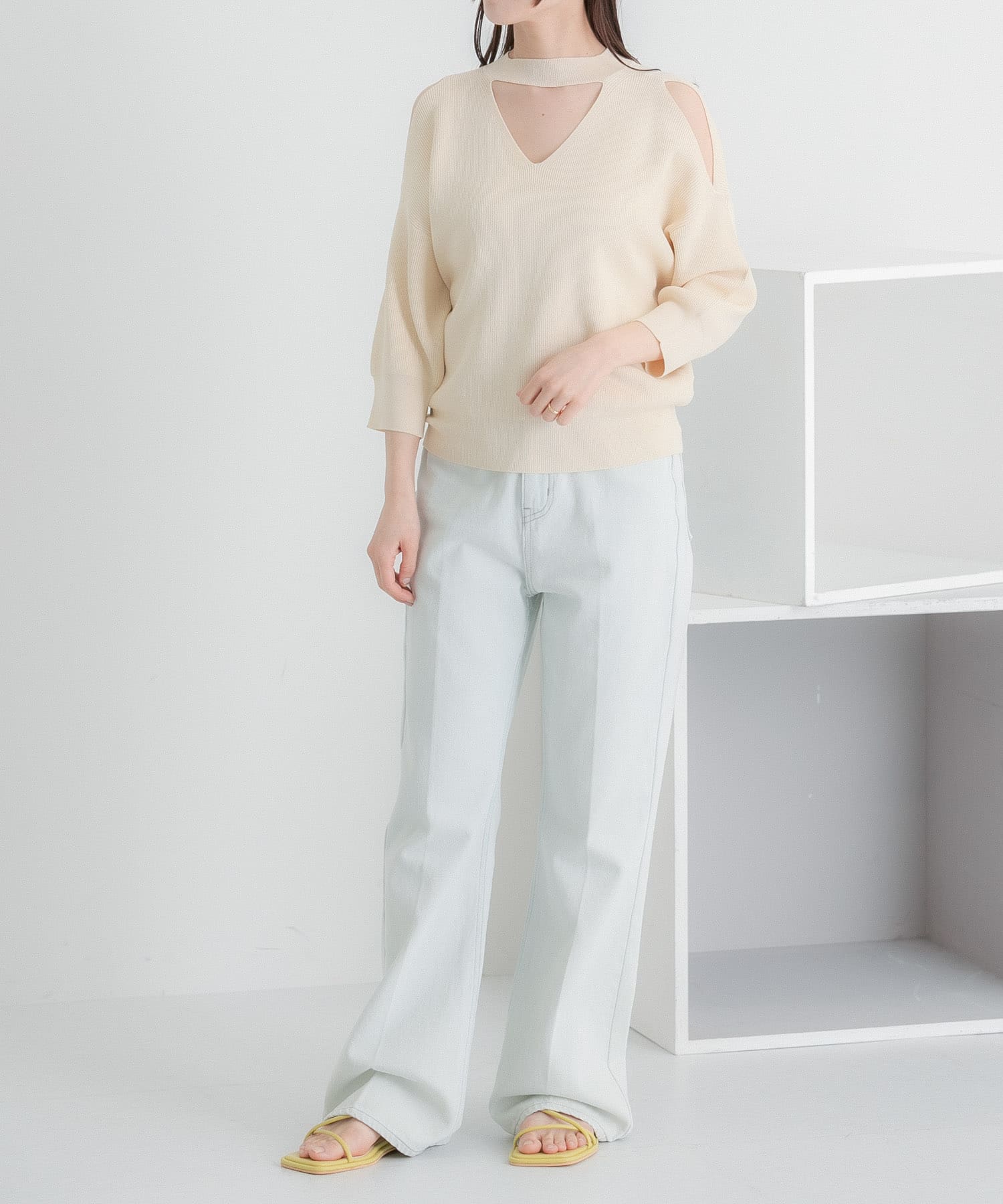 身長：160cm サイズ：one