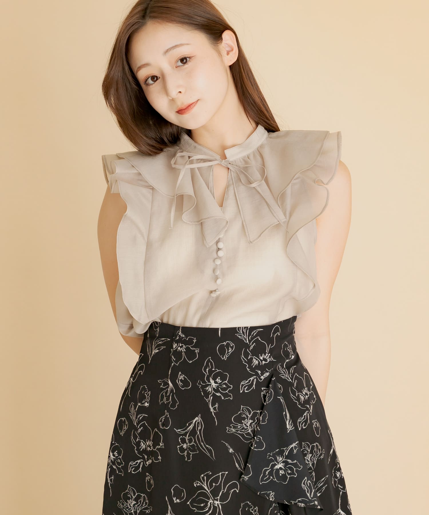 身長：154cm サイズ：one