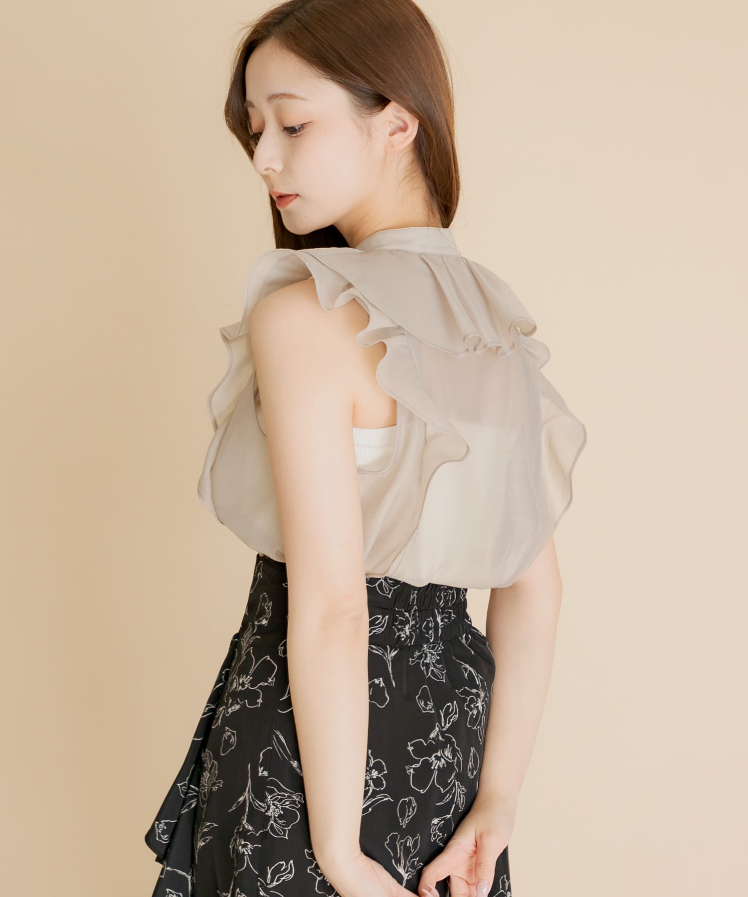 身長：154cm サイズ：one