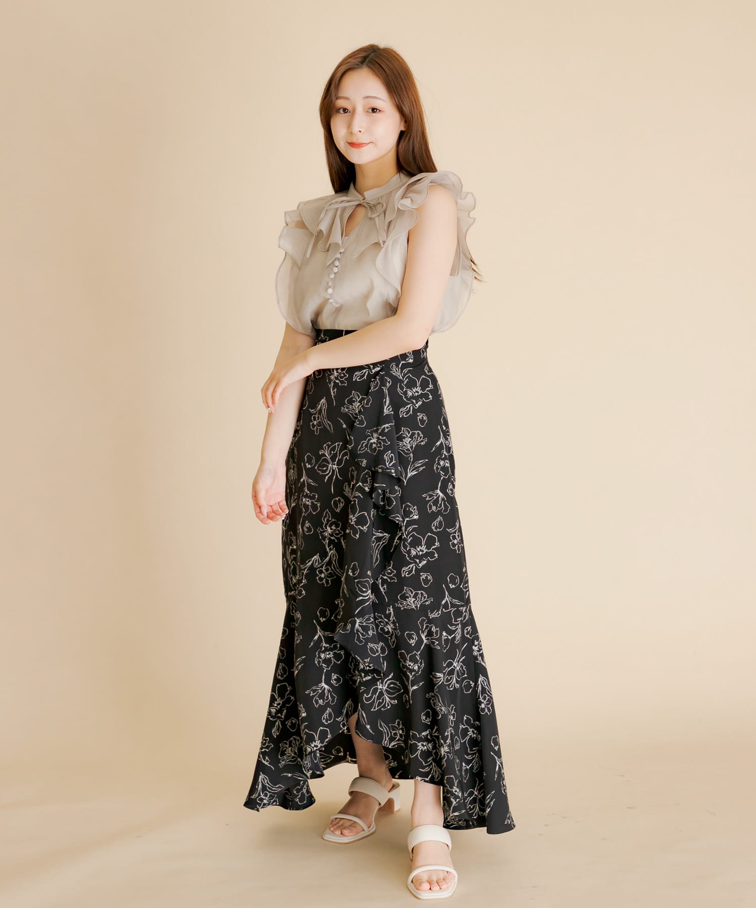 身長：154cm サイズ：one