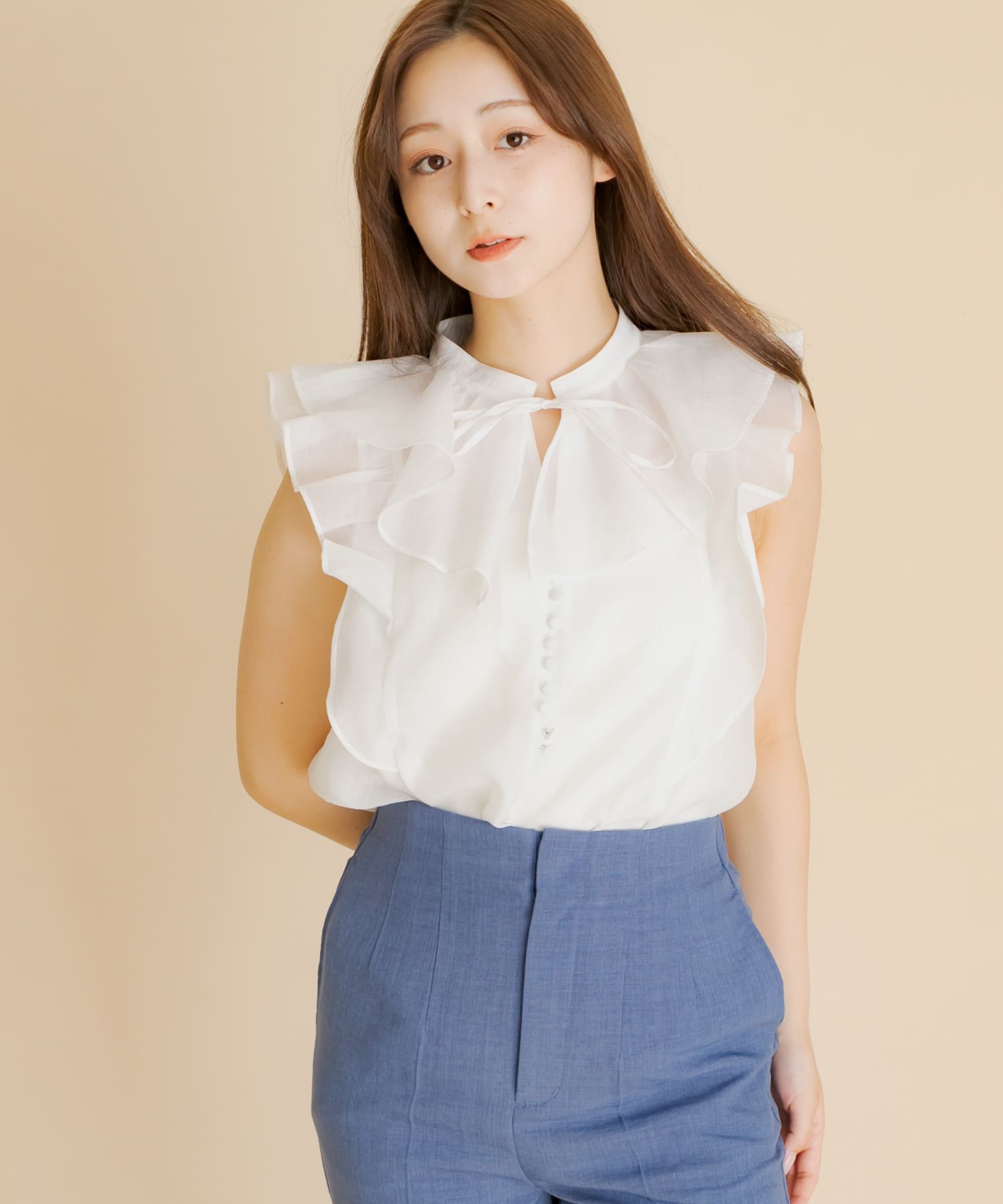 身長：154cm サイズ：one