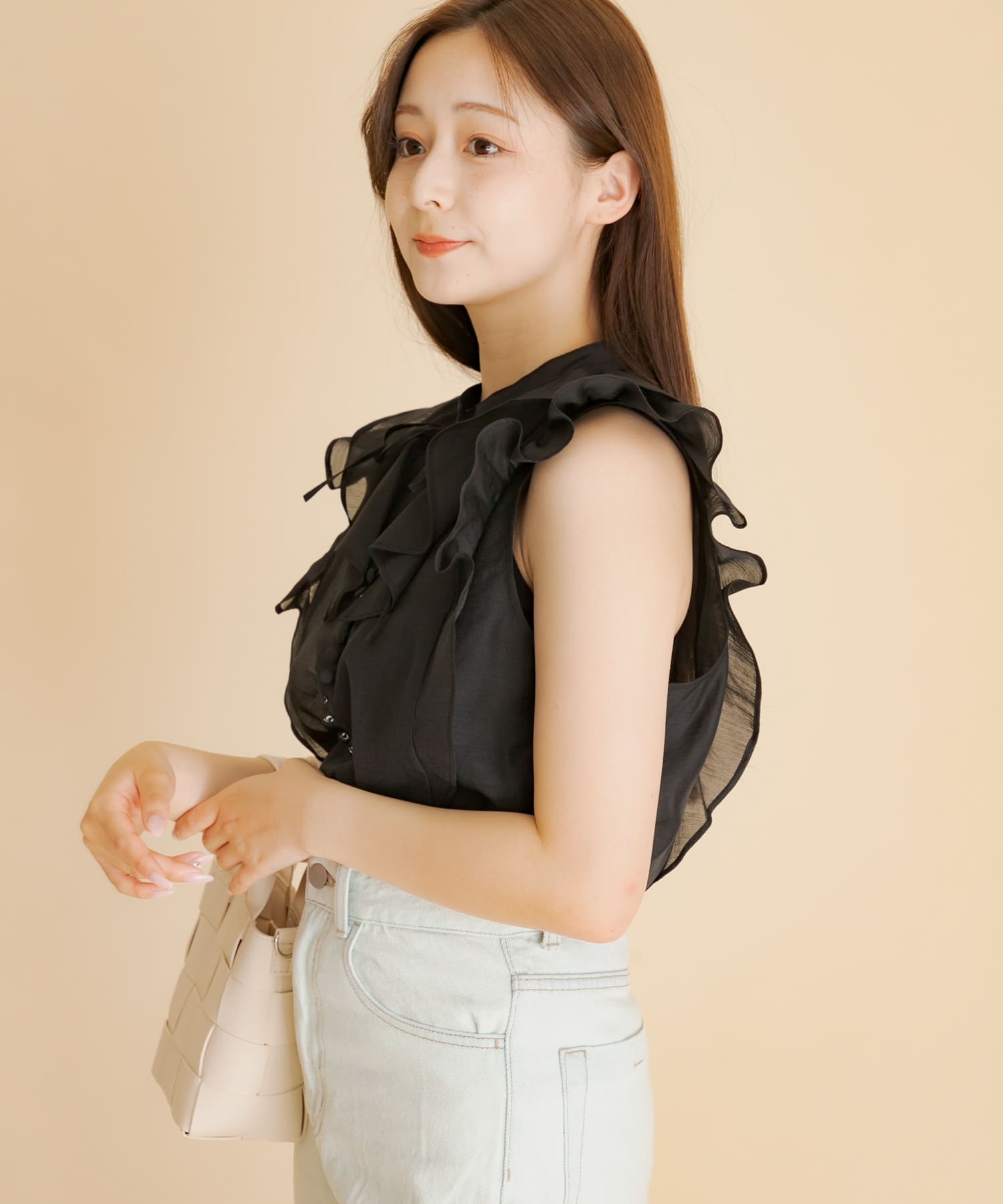 身長：154cm サイズ：one