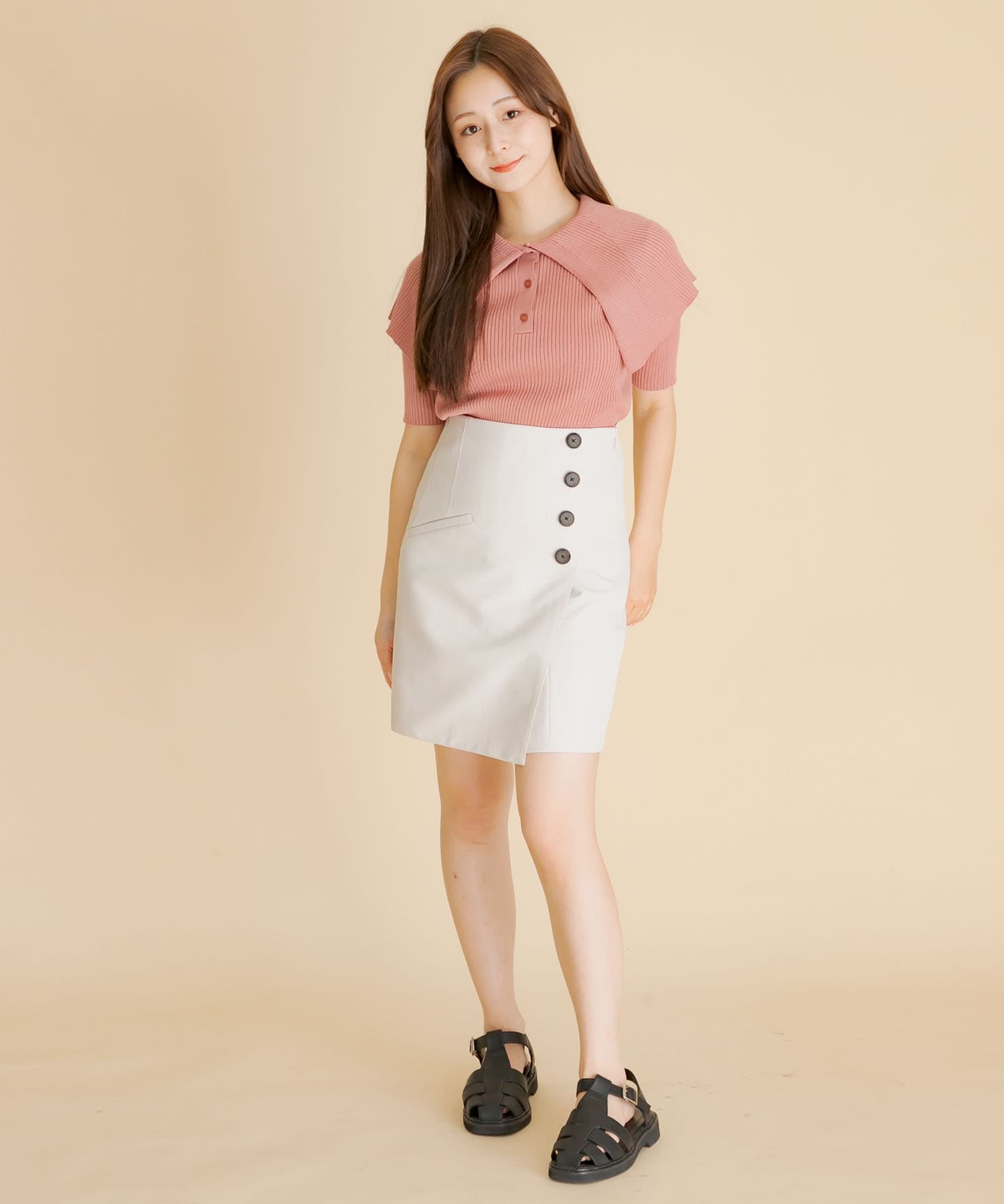 neith.tokyo Pleats Skirt Pants(S NAVY): ボトム｜URBAN RESEARCH公式