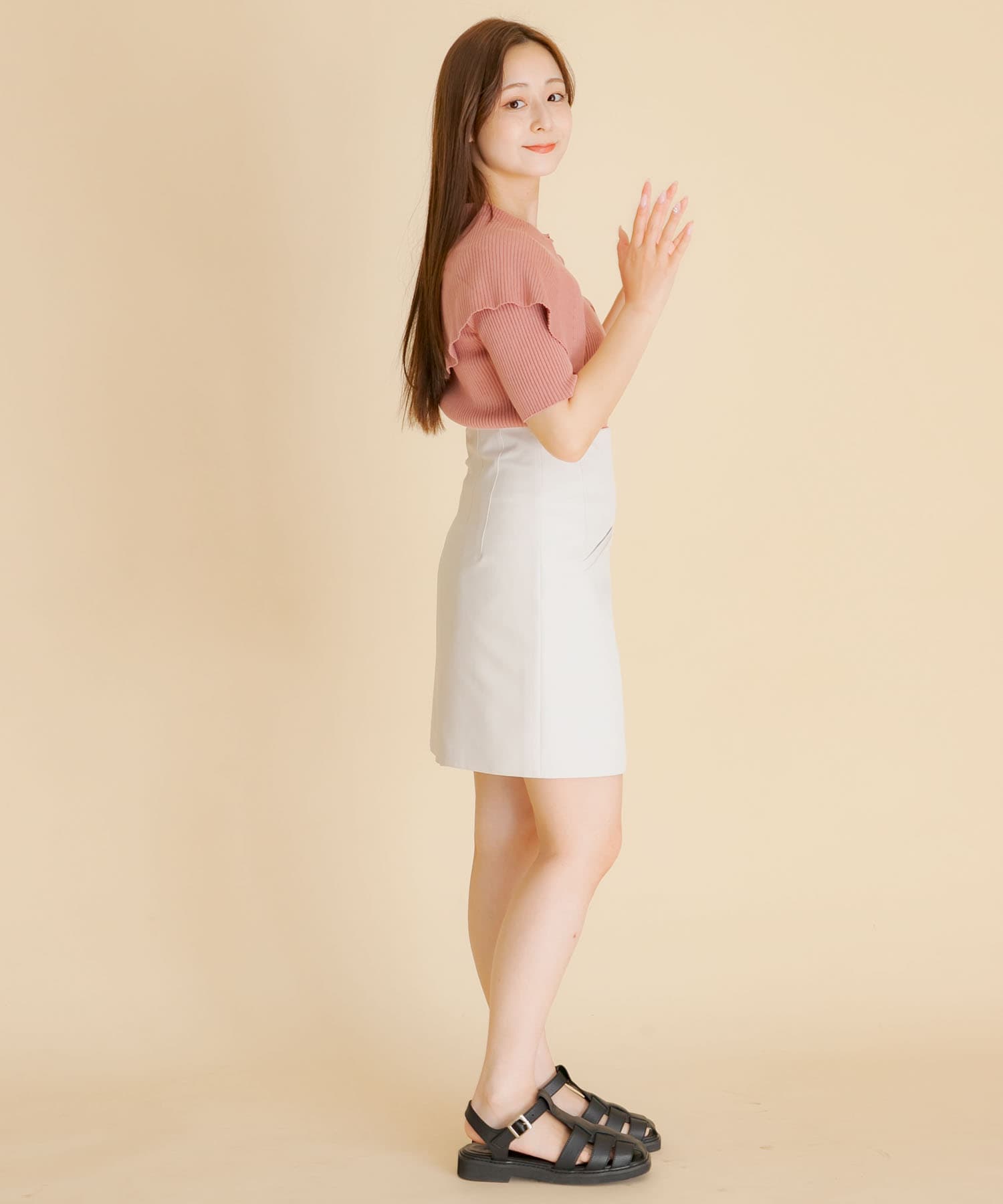 身長：154cm サイズ：M
