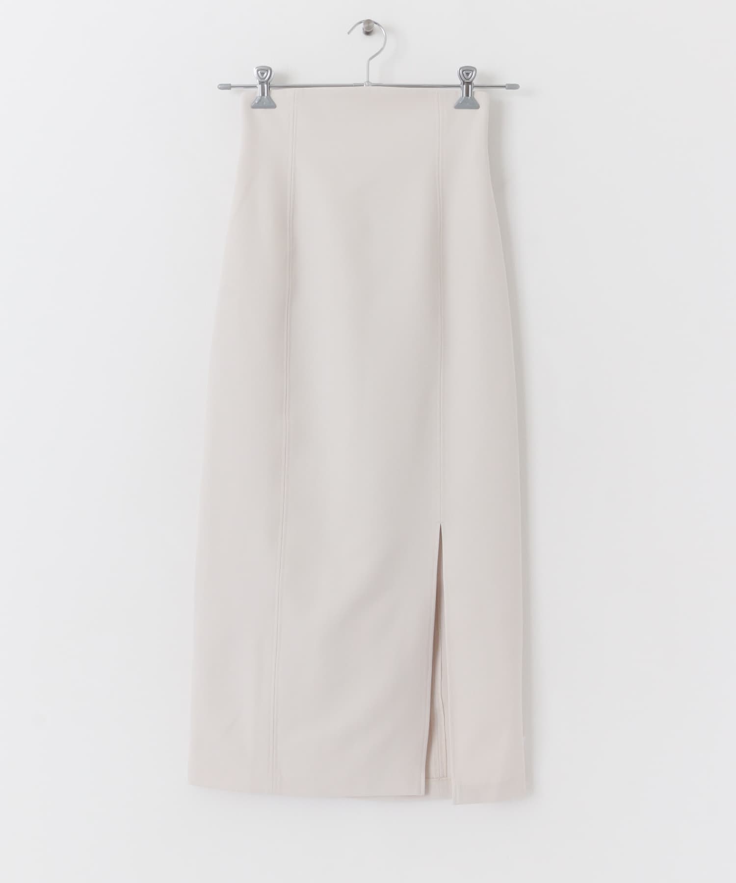 ストレッチスリットスカート GREIGE S