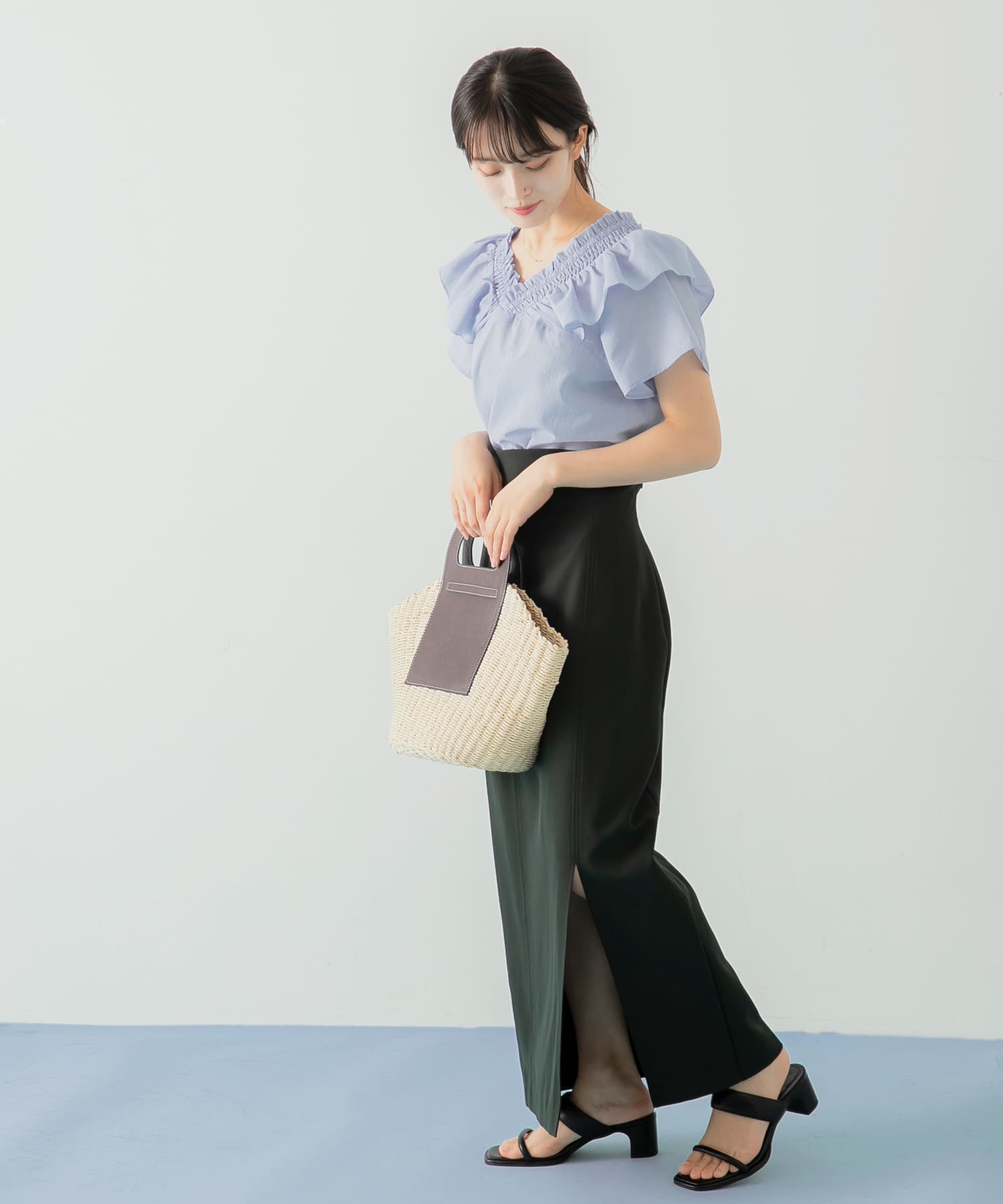 身長：155cm サイズ：M