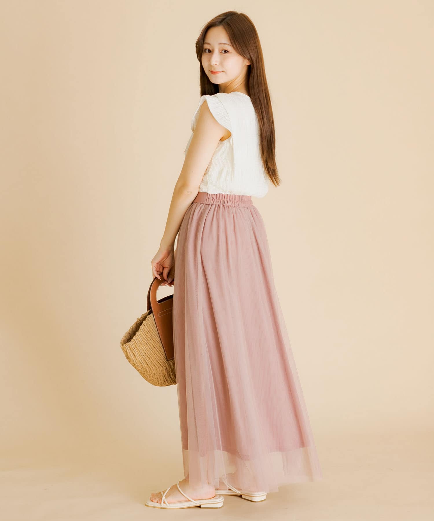 美品♡春♡アーバンリサーチスカート ソフトチュールイージースカート(S GREIGE): スカート｜URBAN