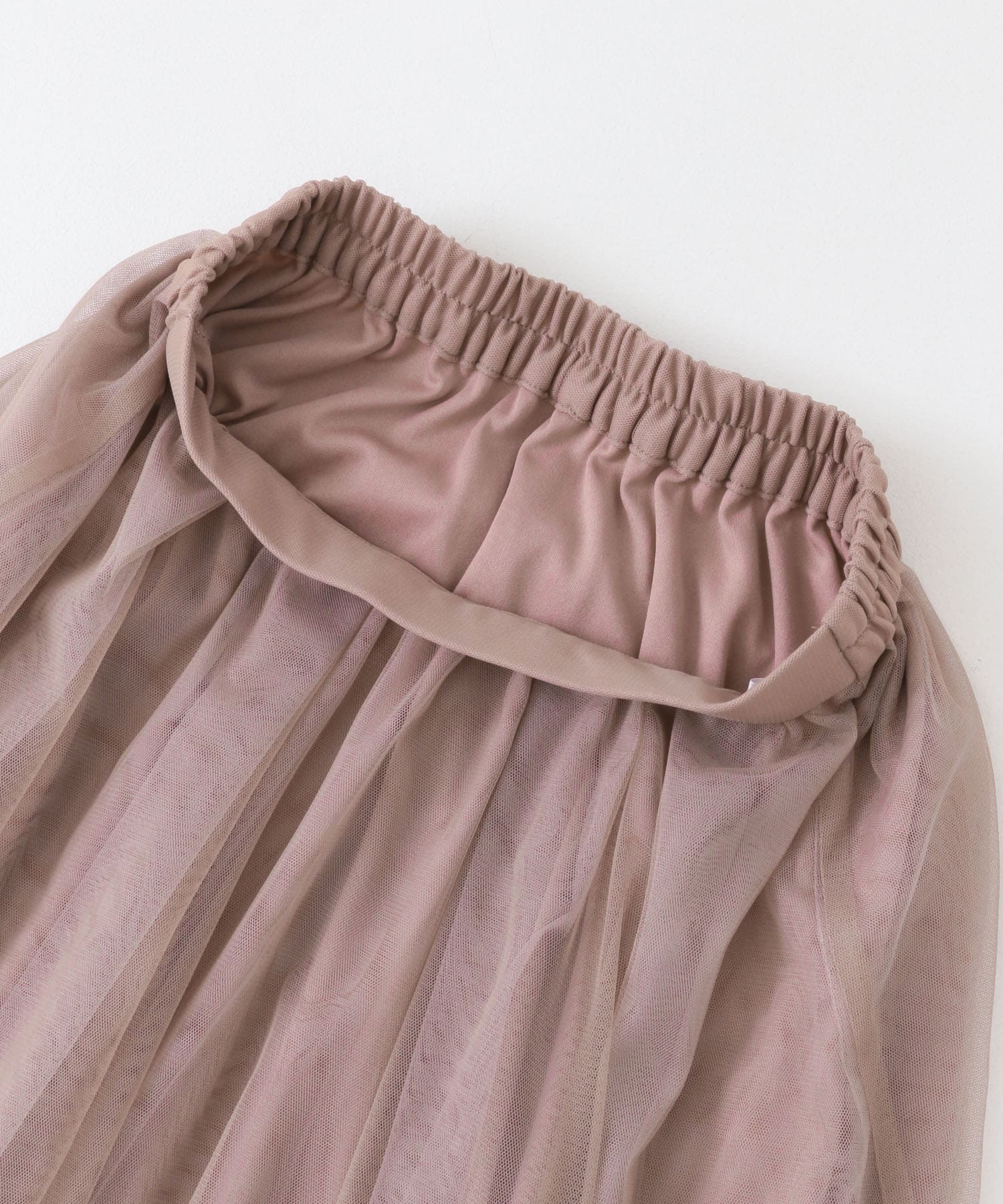 ソフトチュールイージースカート DUSTY PINK S
