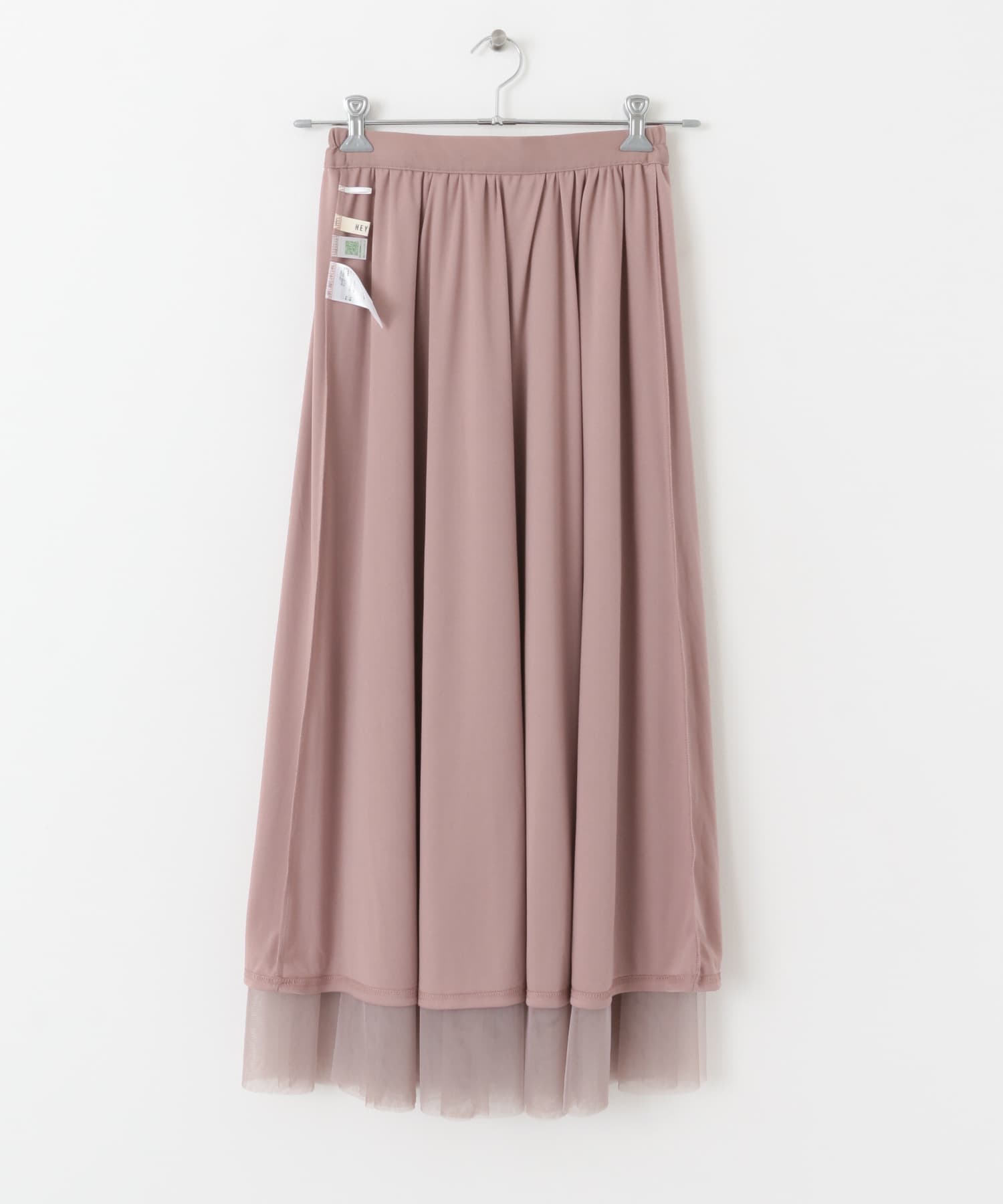 ソフトチュールイージースカート DUSTY PINK S