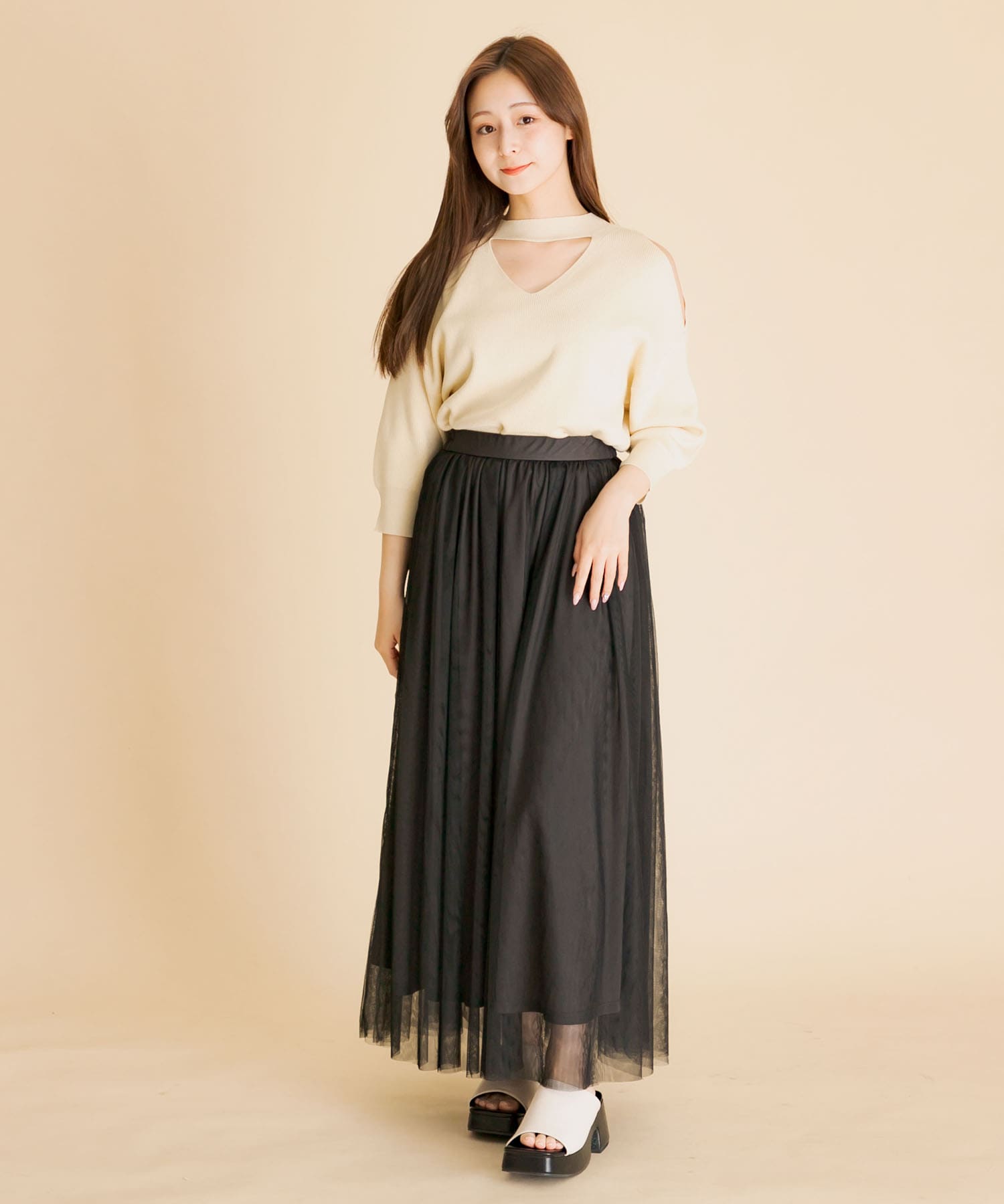 身長：154cm サイズ：M