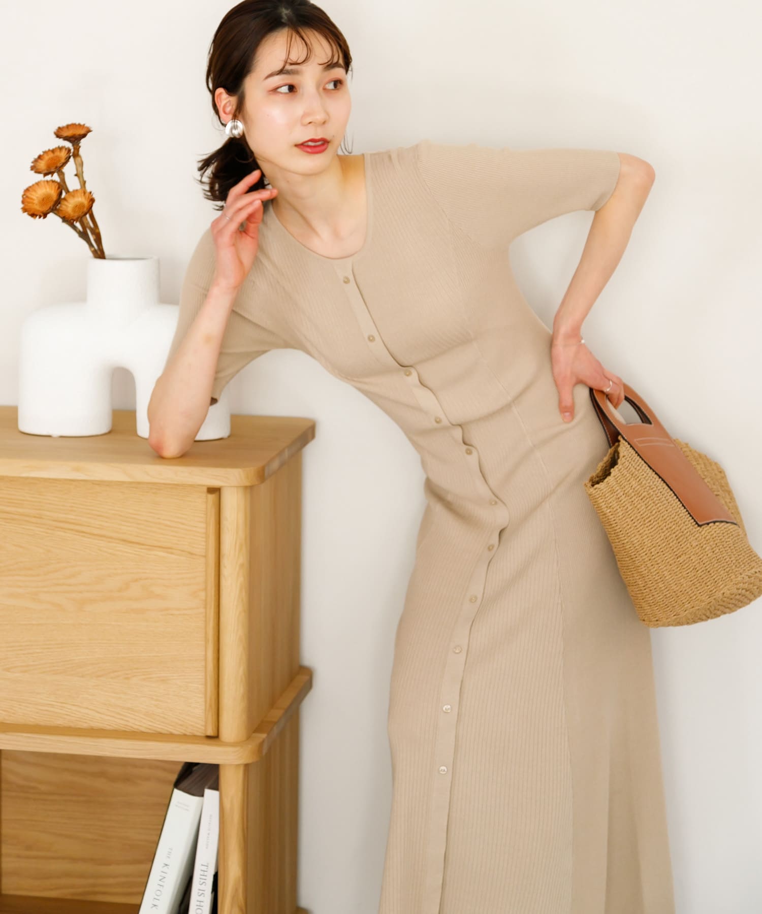 身長：165cm サイズ：one