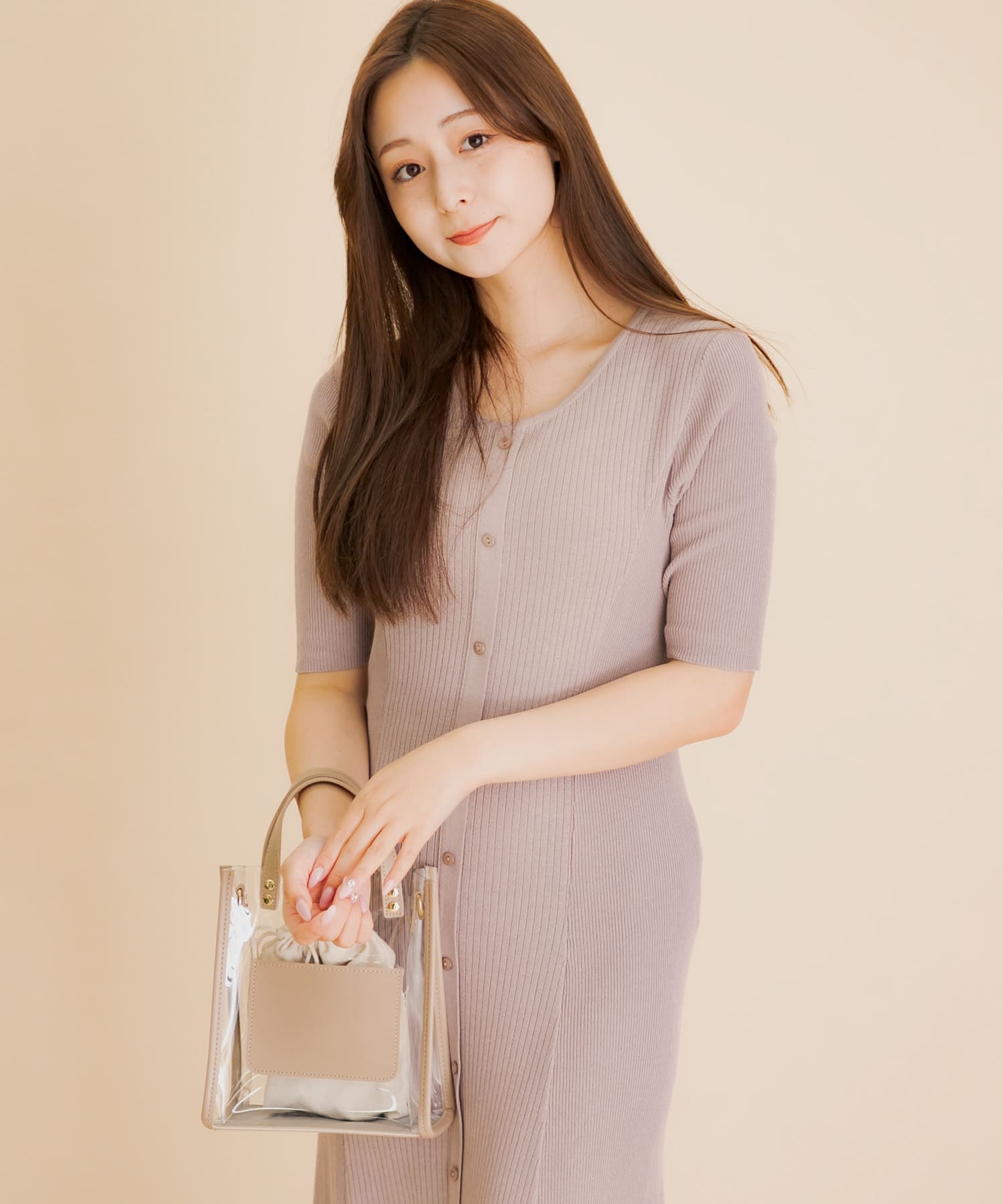 身長：154cm サイズ：one