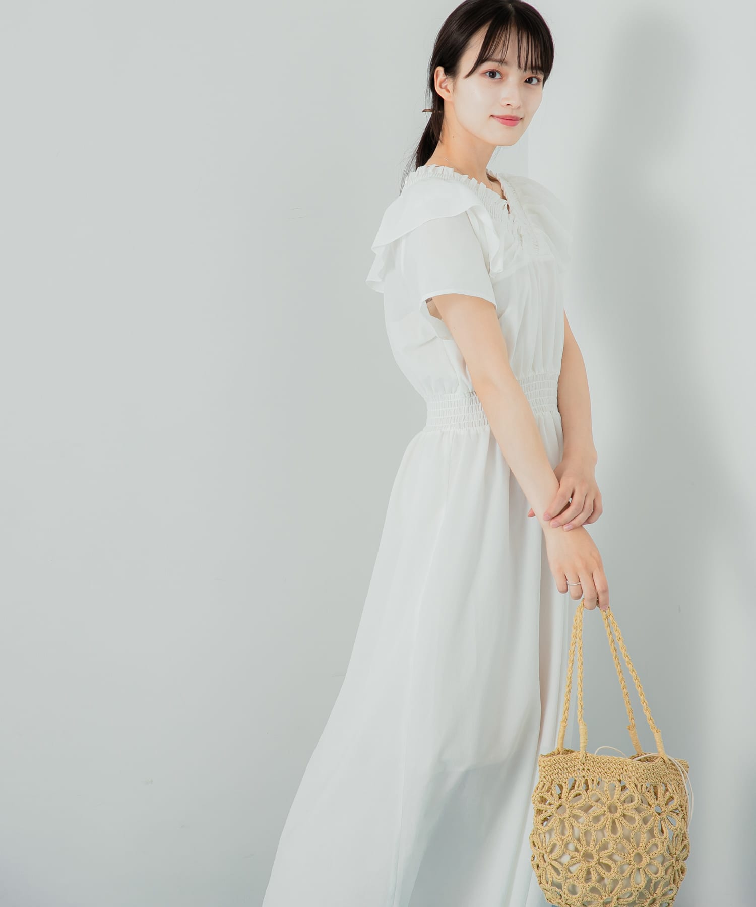 身長：155cm サイズ：one