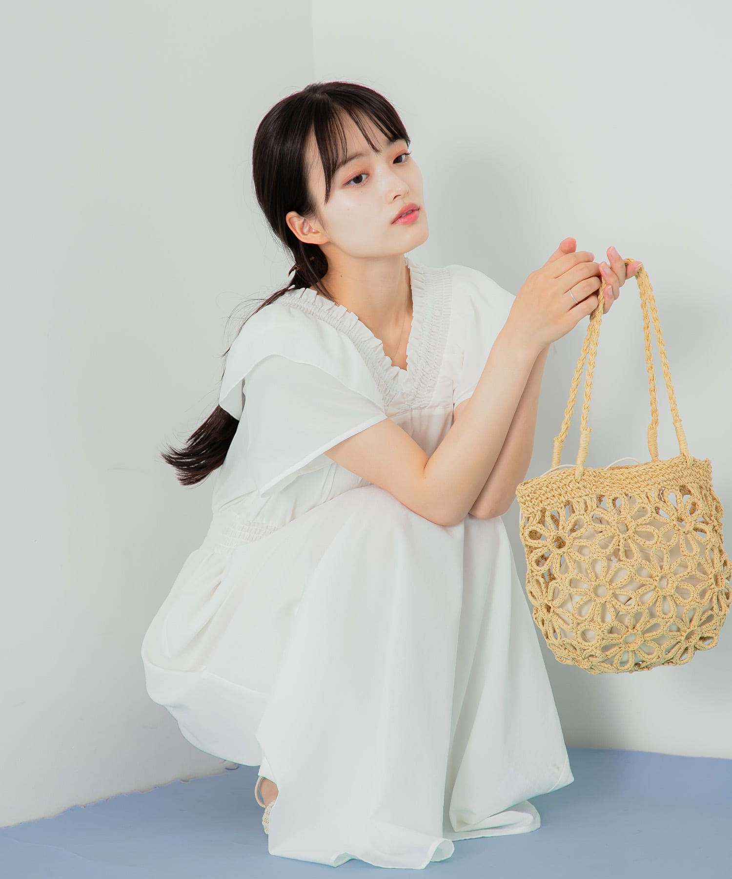 身長：155cm サイズ：one