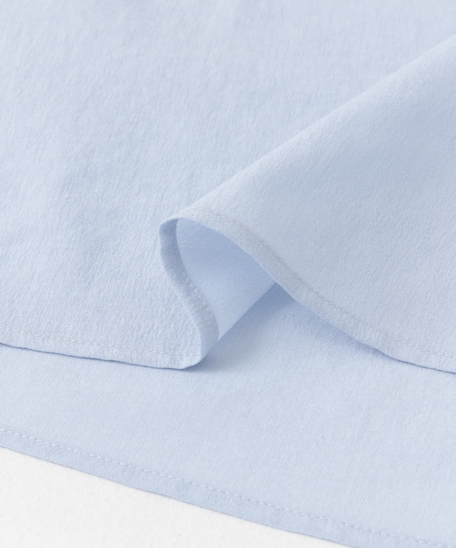 2WAYシャーリングフリルワンピース L.BLUE COMPACT