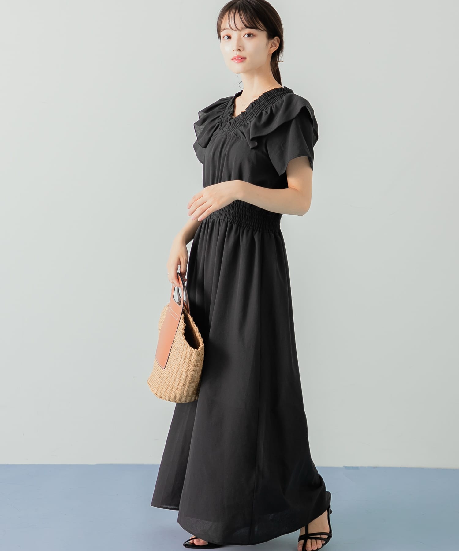 身長：155cm サイズ：one