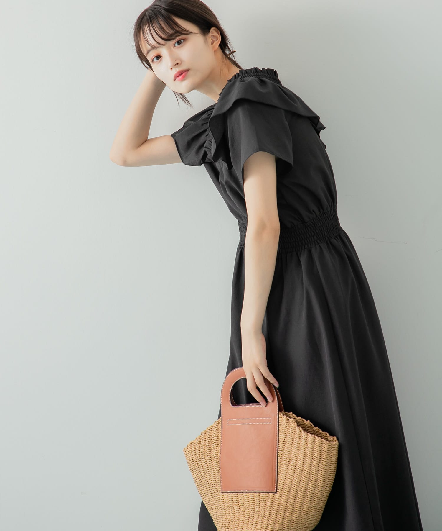 身長：155cm サイズ：one