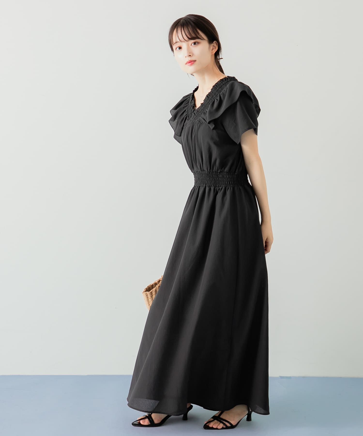 身長：155cm サイズ：one