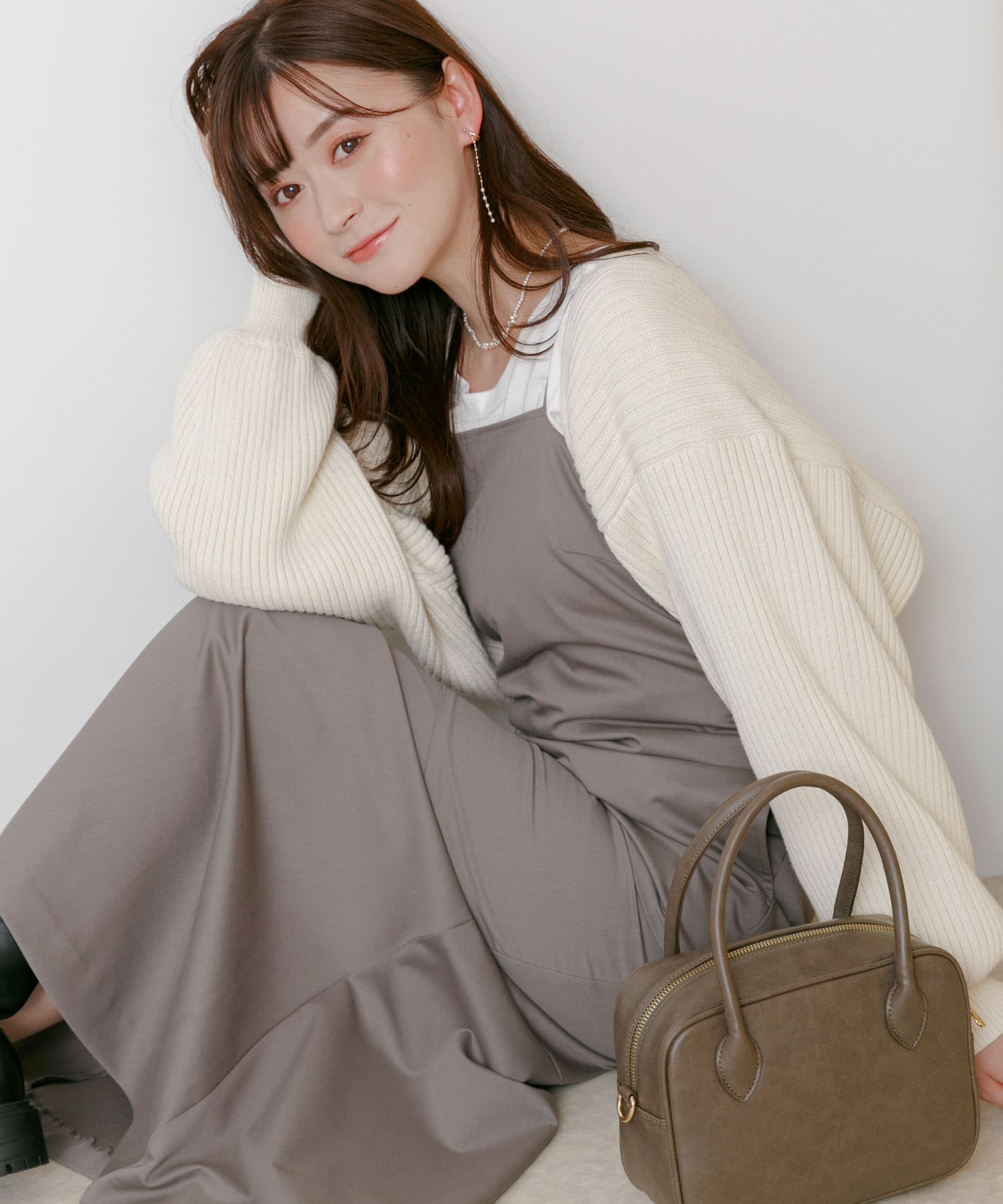 身長：160cm サイズ：one
