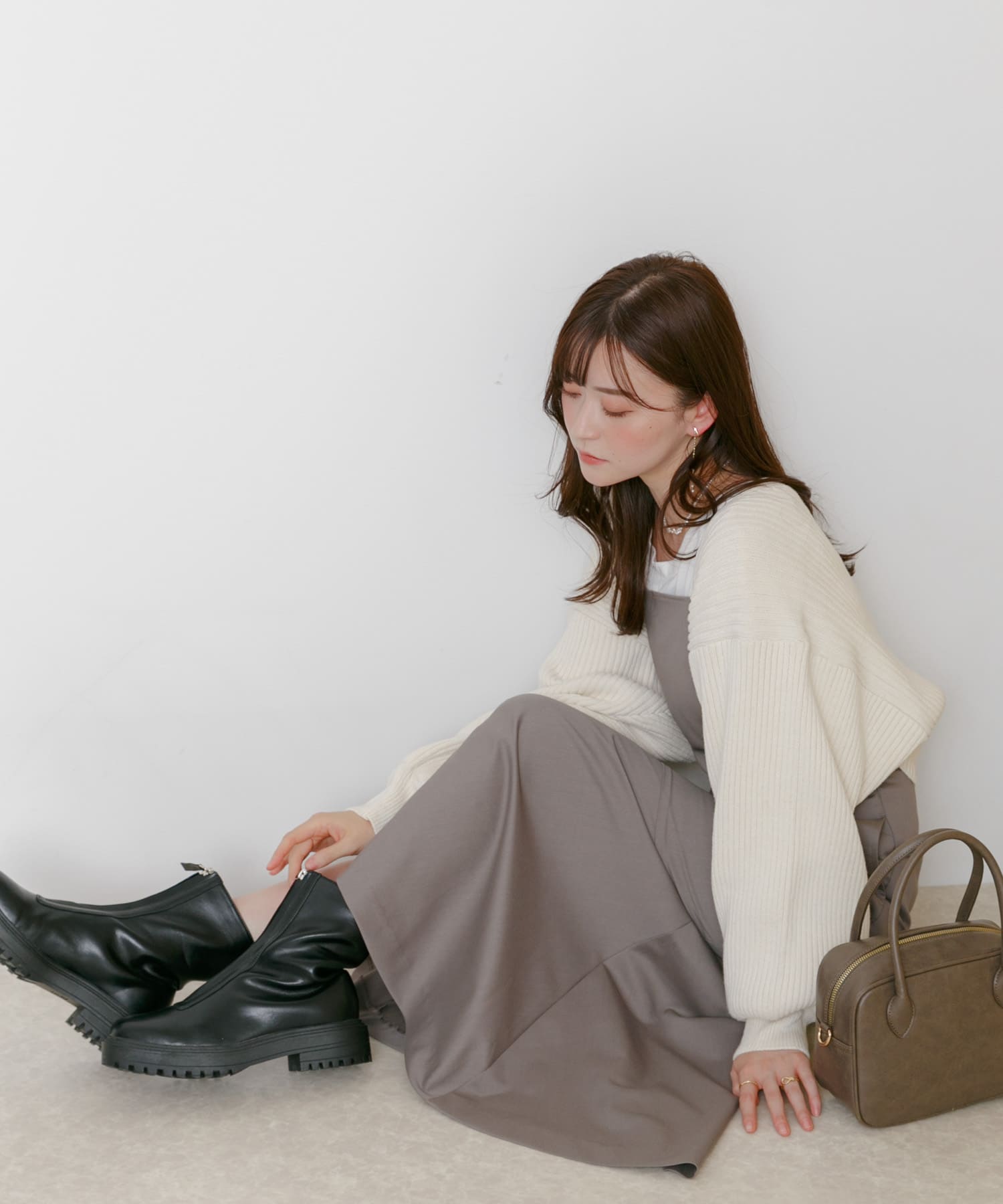 身長：160cm サイズ：one