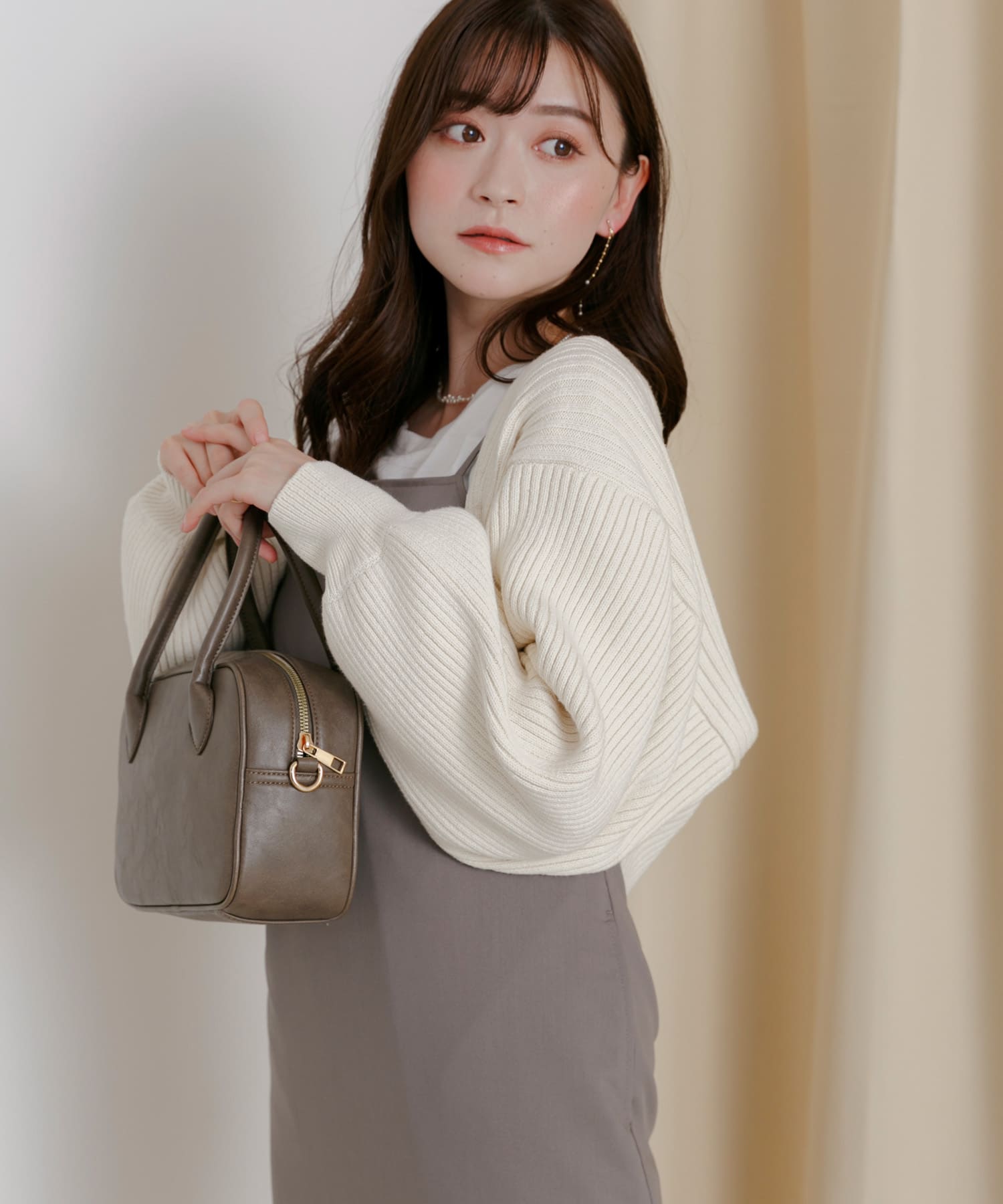 身長：160cm サイズ：one