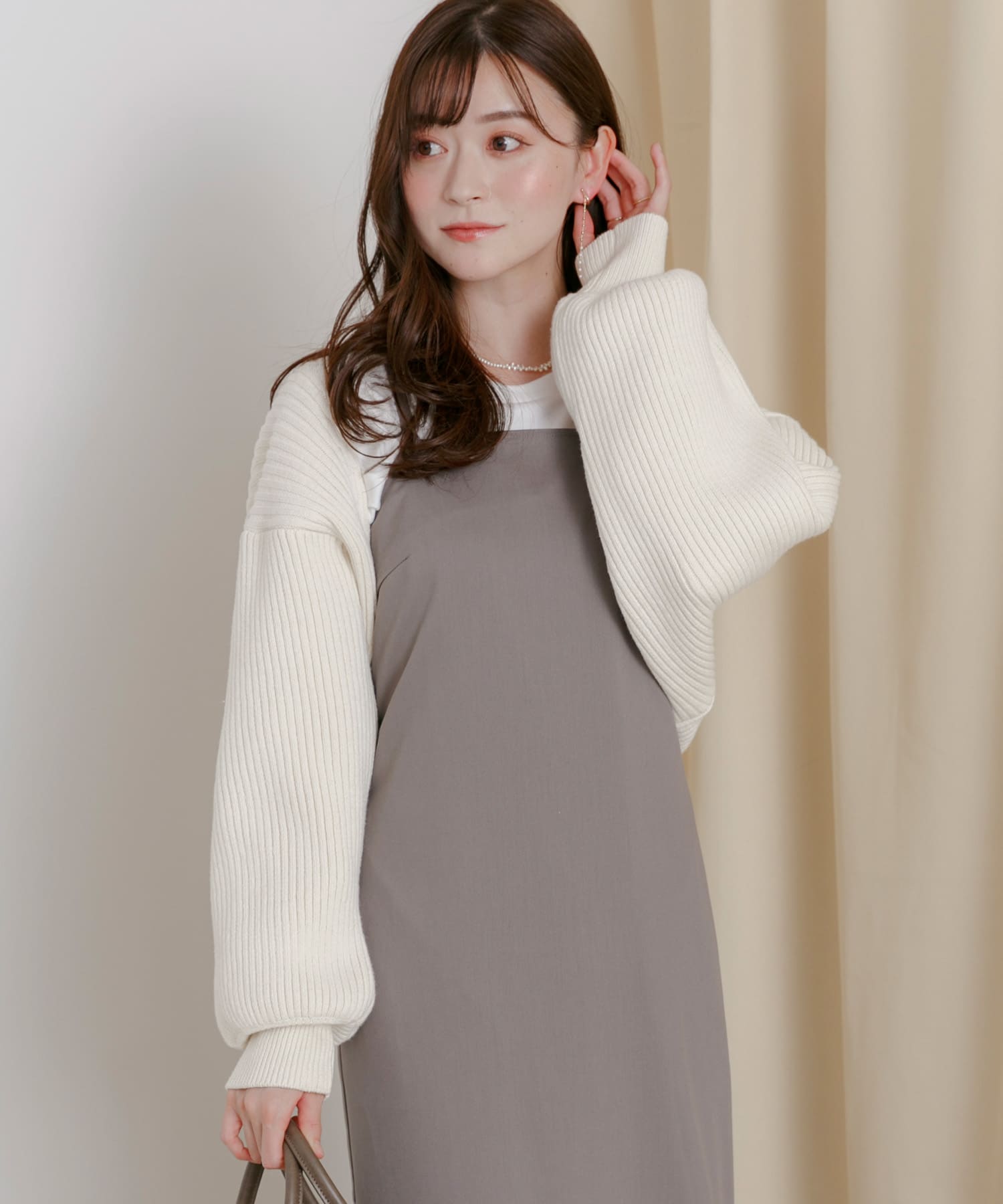 身長：160cm サイズ：one