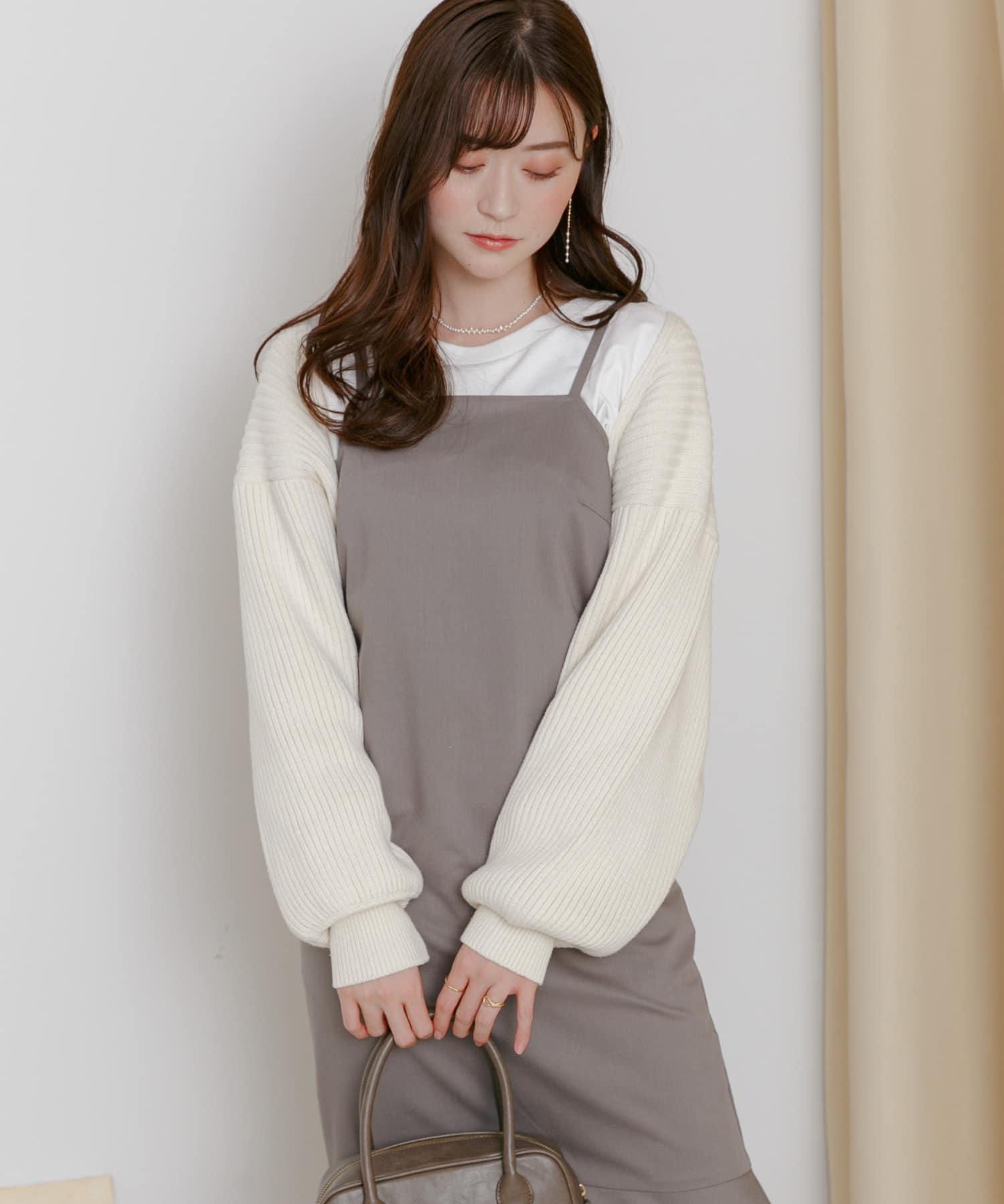 身長：160cm サイズ：one