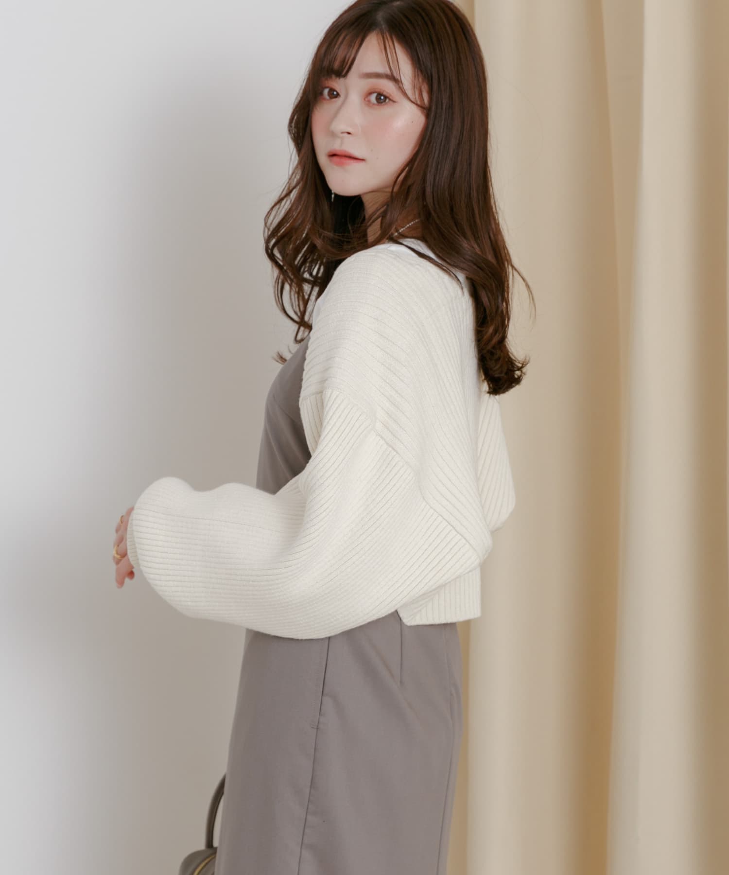 身長：160cm サイズ：one
