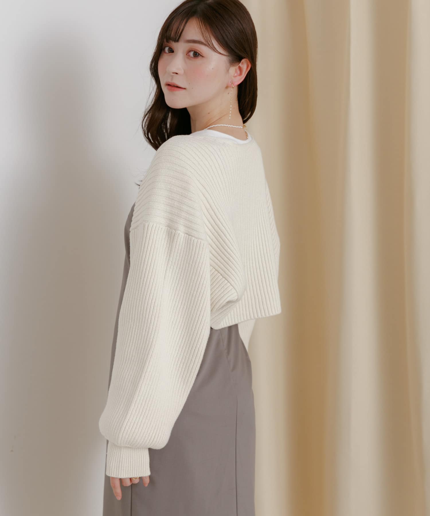 身長：160cm サイズ：one