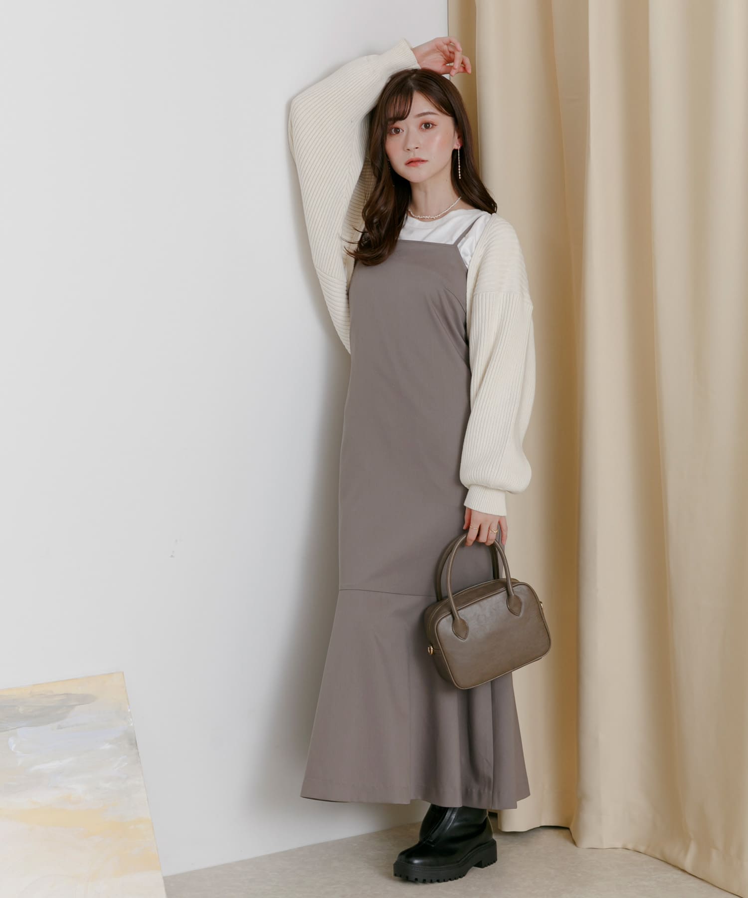 身長：160cm サイズ：one