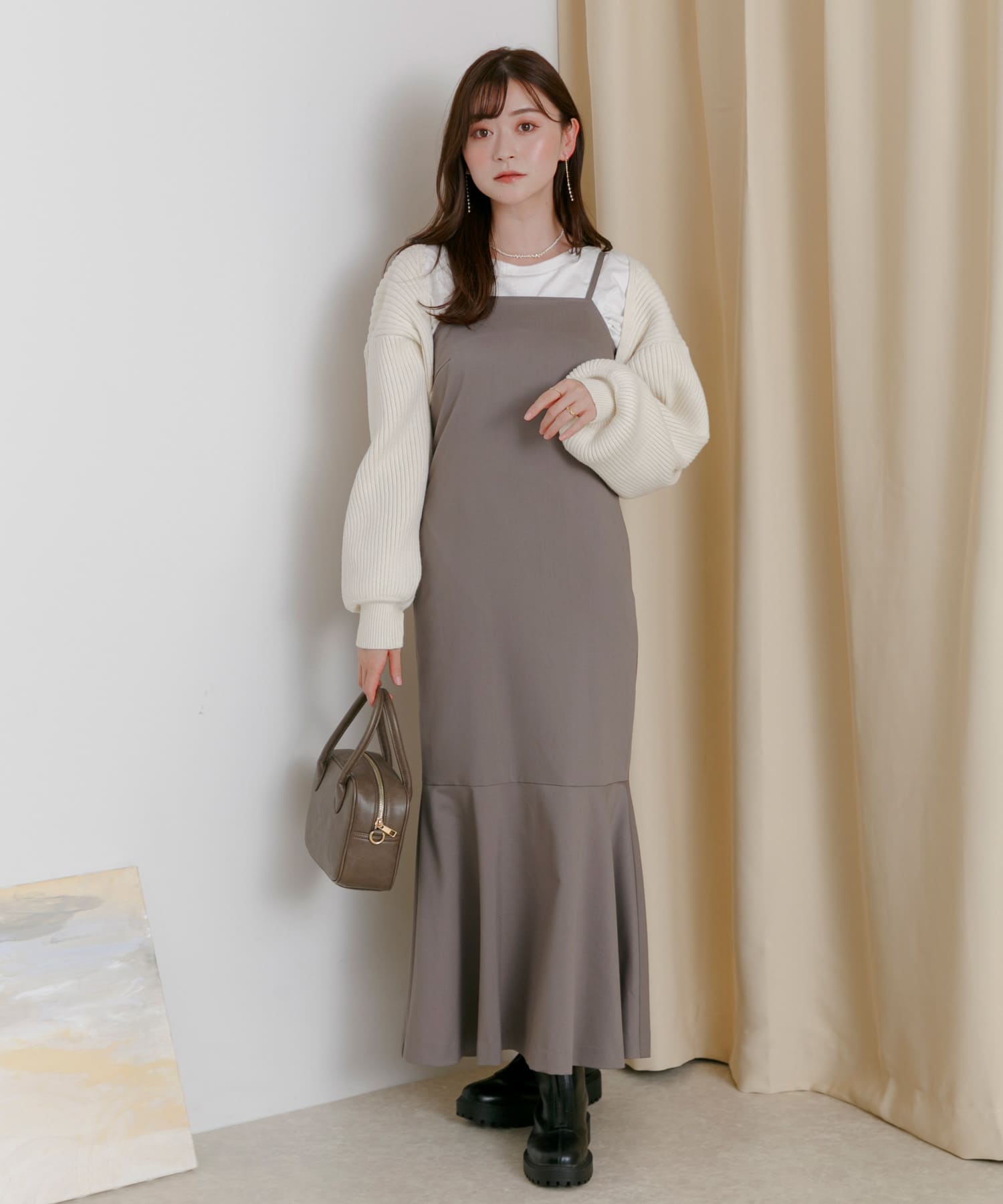 身長：160cm サイズ：one