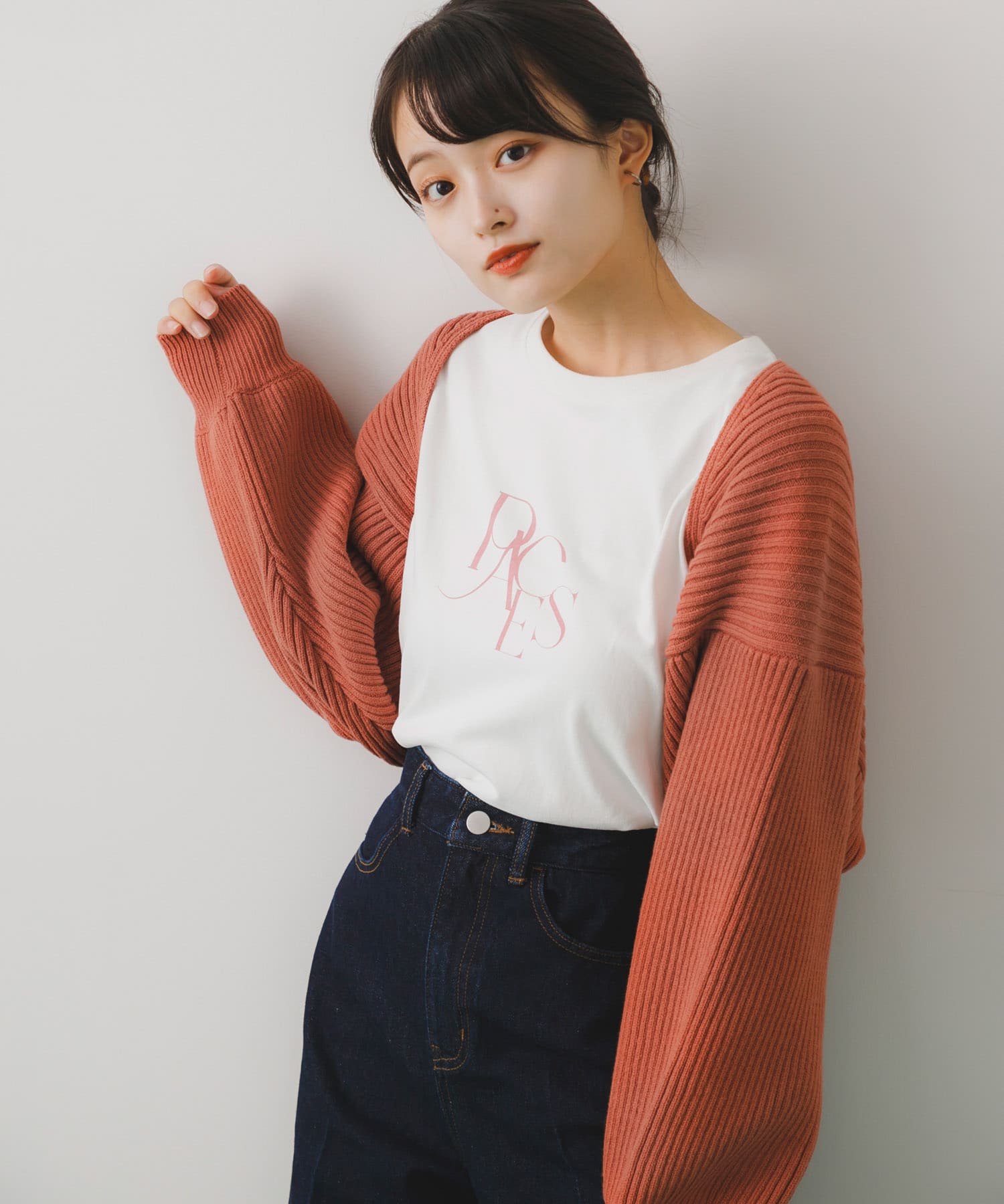 身長：155cm サイズ：one