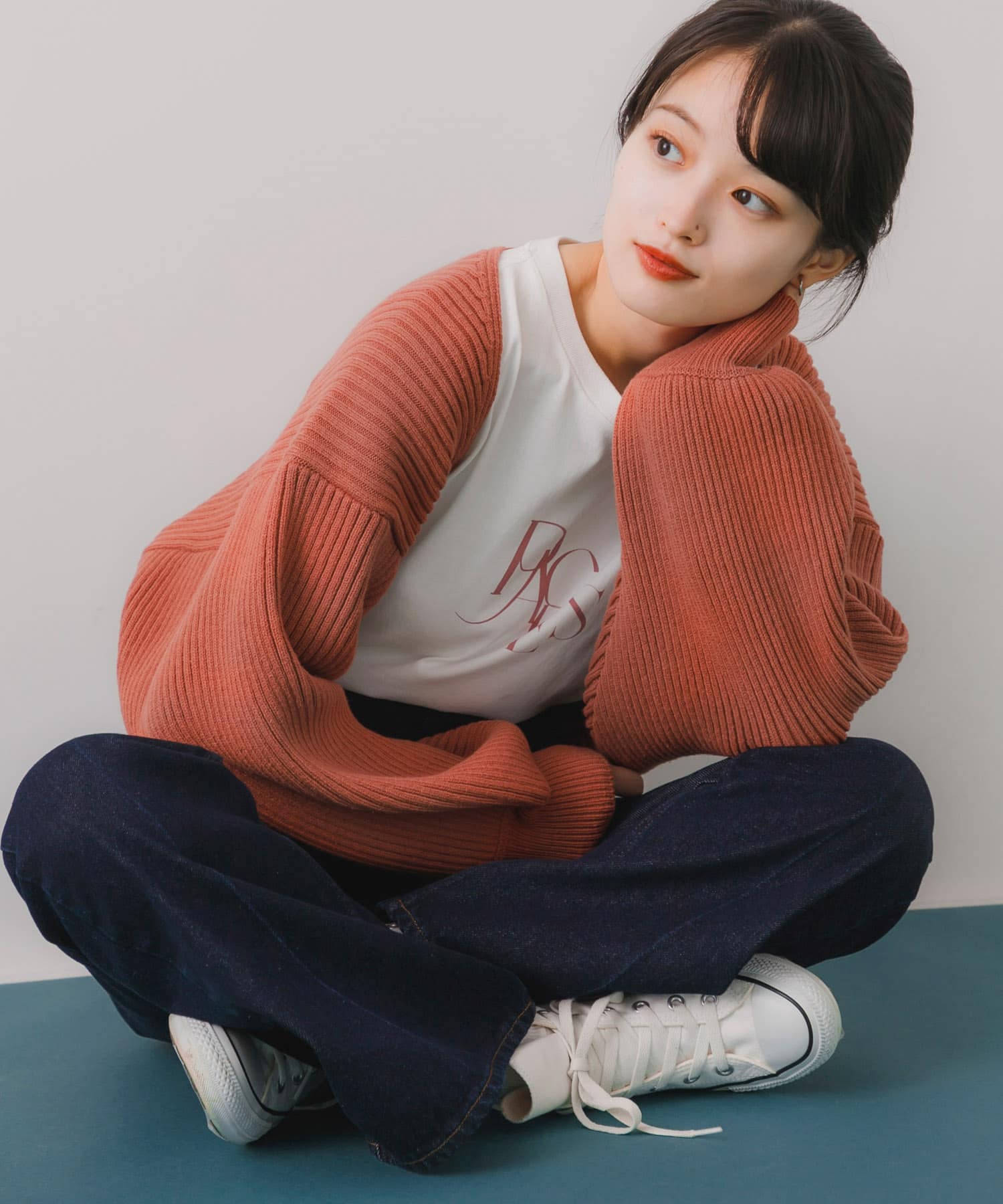 身長：155cm サイズ：one