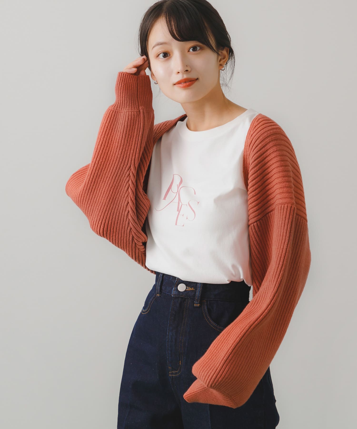 身長：155cm サイズ：one