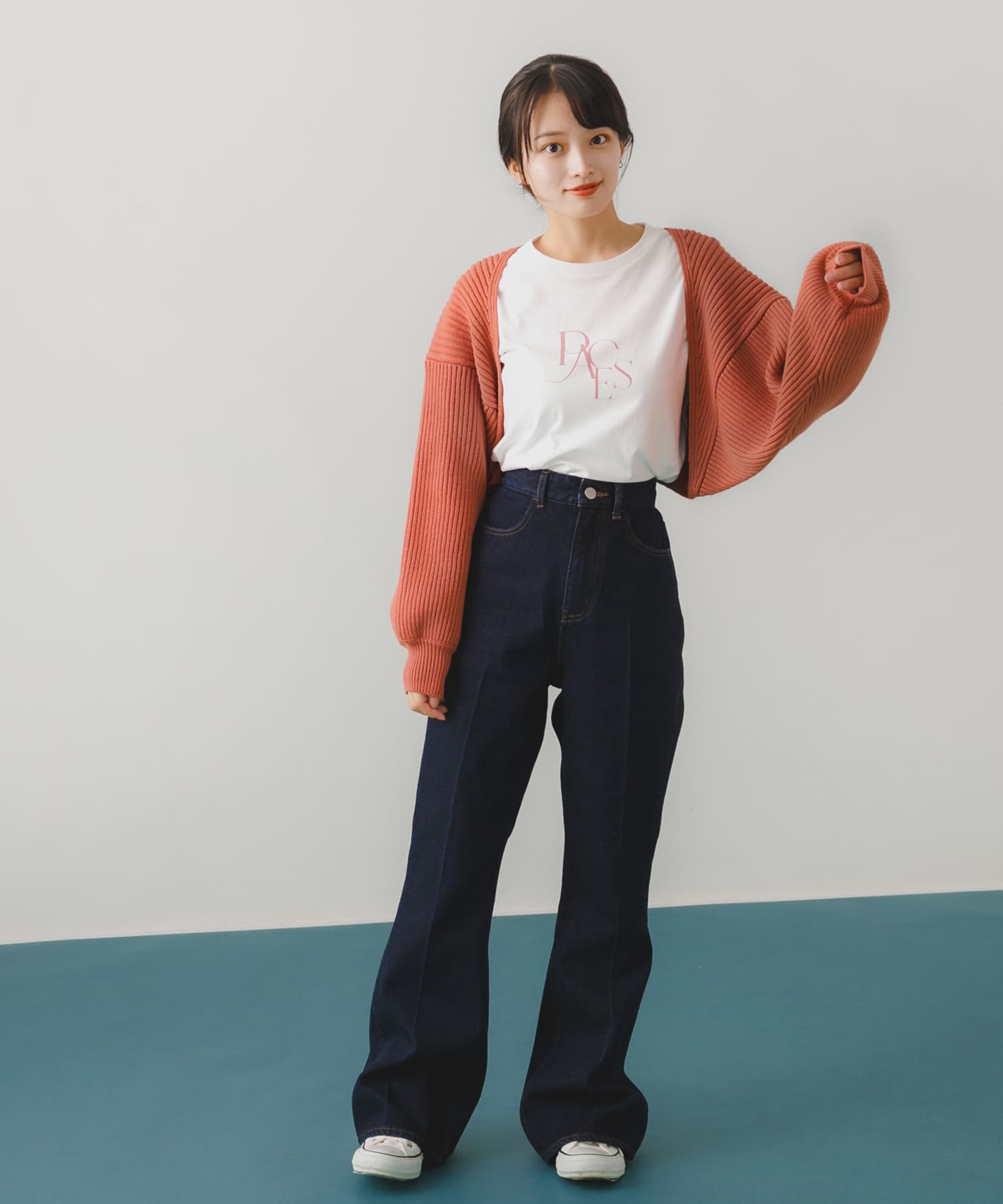 身長：155cm サイズ：one