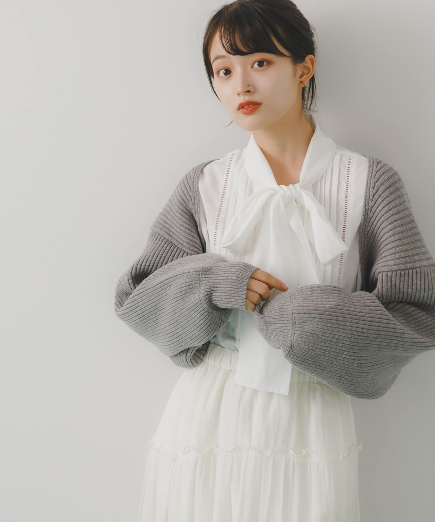 身長：155cm サイズ：one