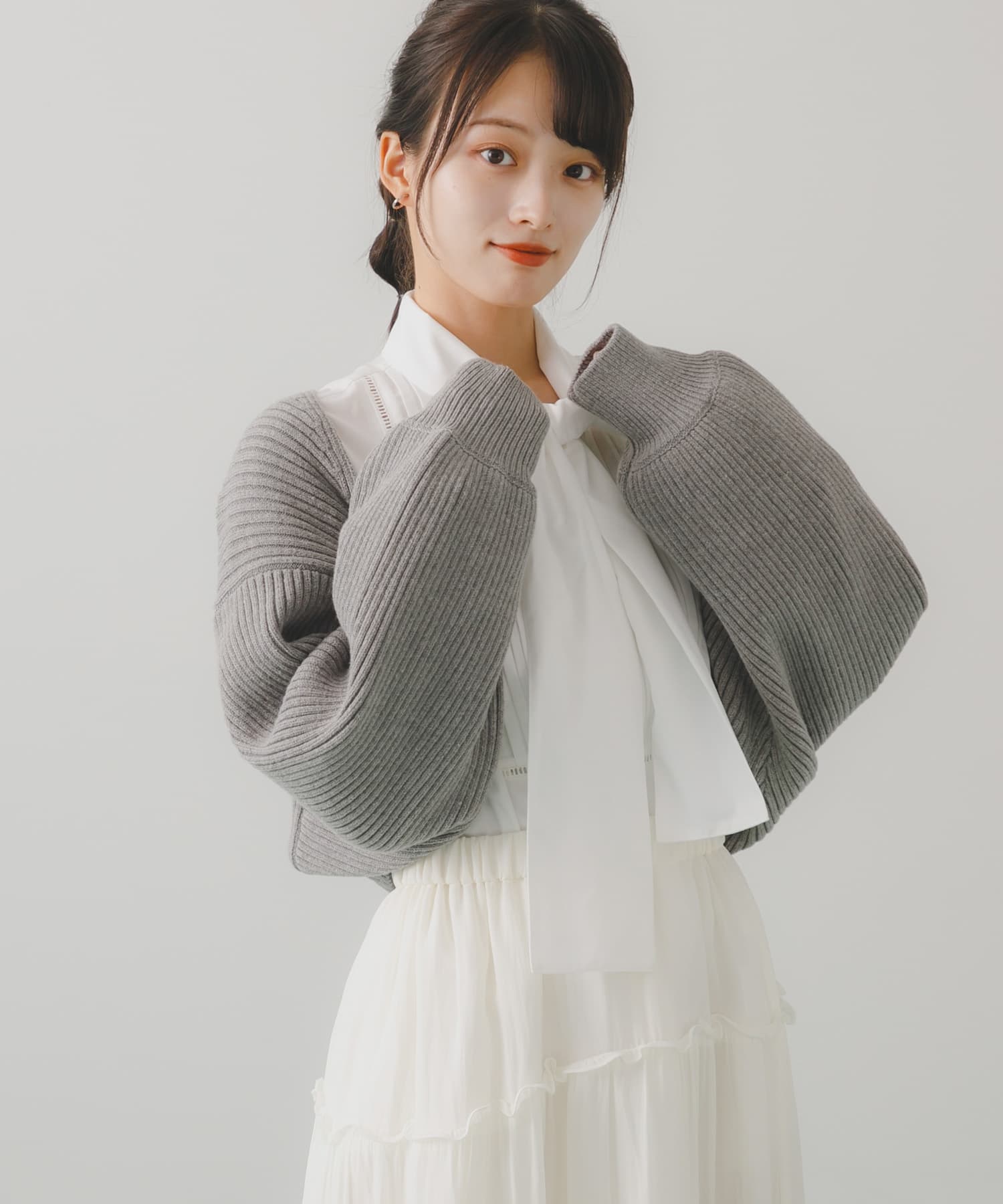 身長：155cm サイズ：one