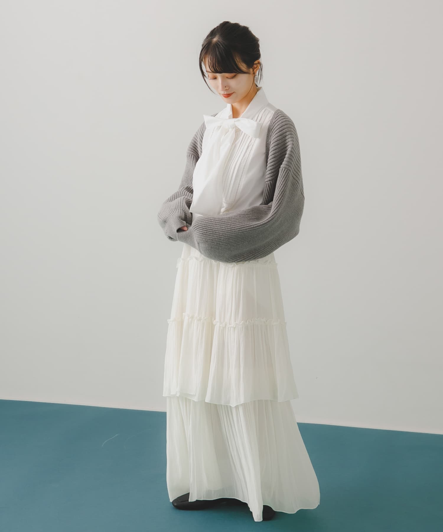 身長：155cm サイズ：one