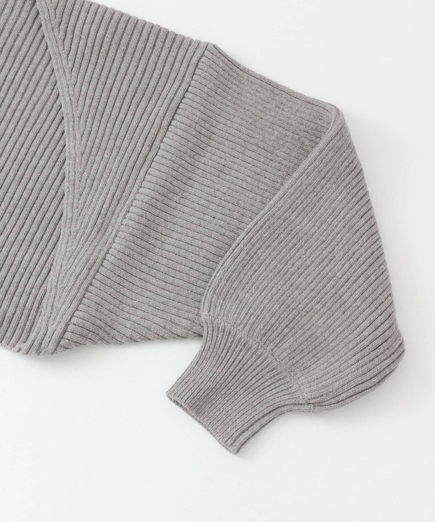 リブニットボレロ GRAY one
