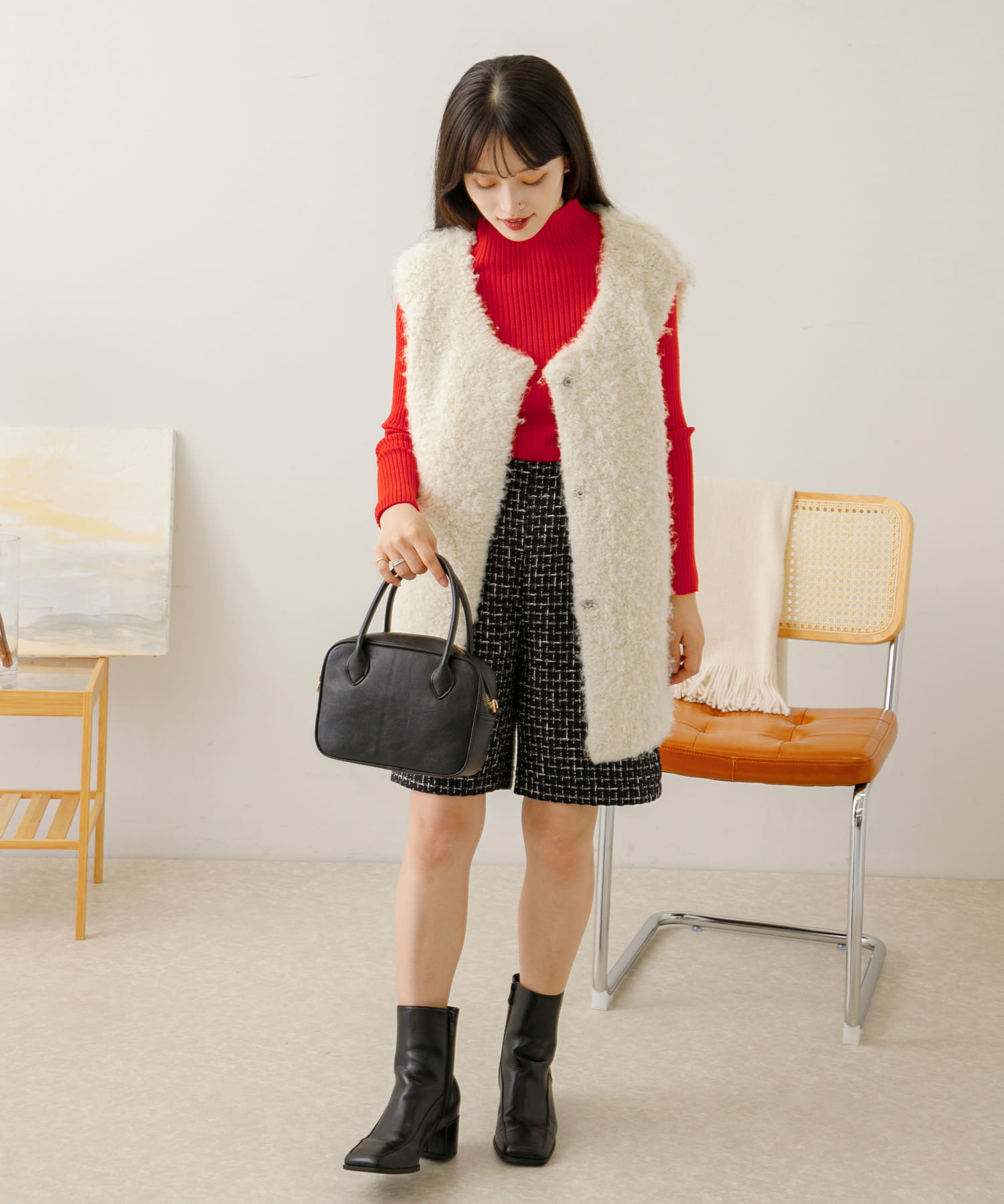 身長：155cm サイズ：M