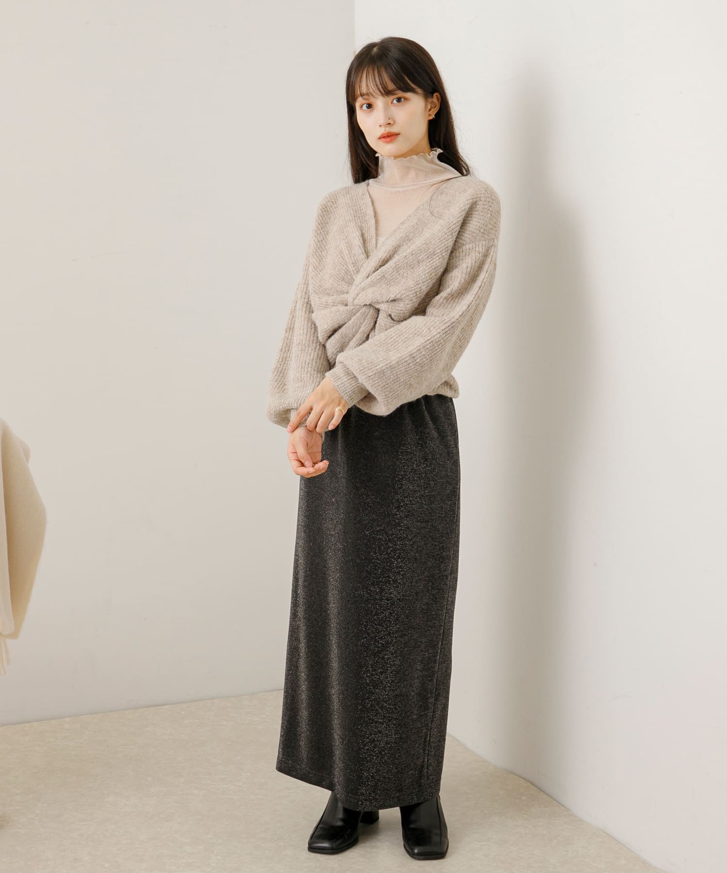 身長：155cm サイズ：one